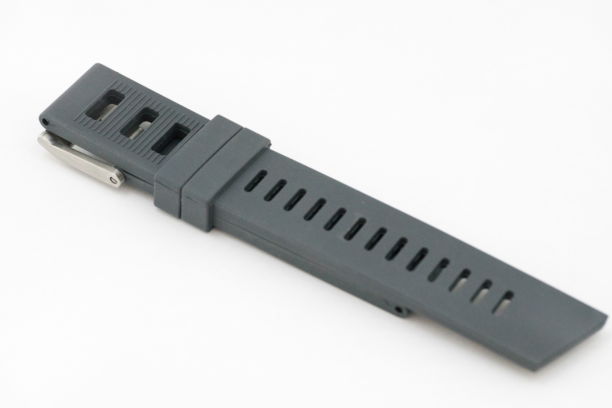 Borealis Vulcanized Rubber Strap 20mm Grey - Best Offer in Market for Diver Watches
