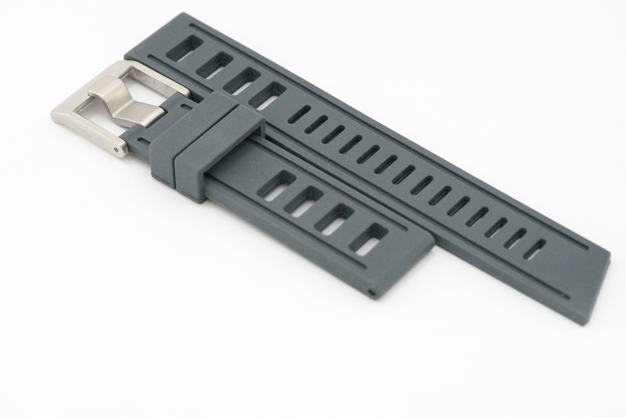 Borealis Vulcanized Rubber Strap 20mm Grey - Best Offer in Market for Diver Watches BRSGREY20