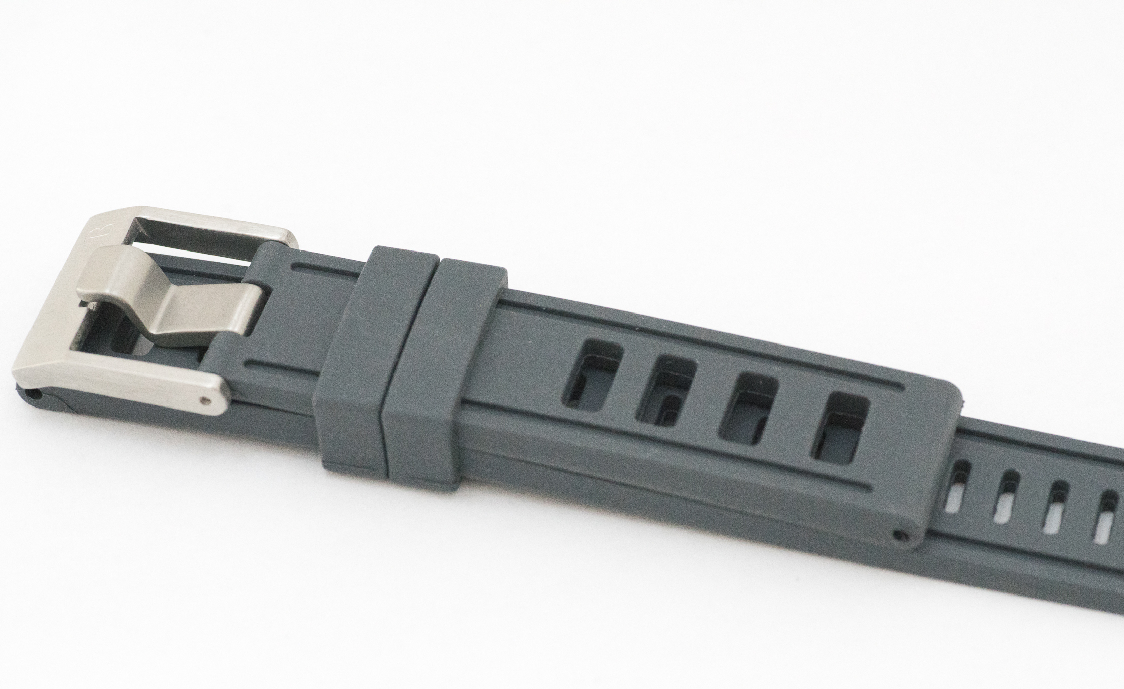 Borealis Vulcanized Rubber Strap 20mm Grey - Best Offer in Market for Diver Watches