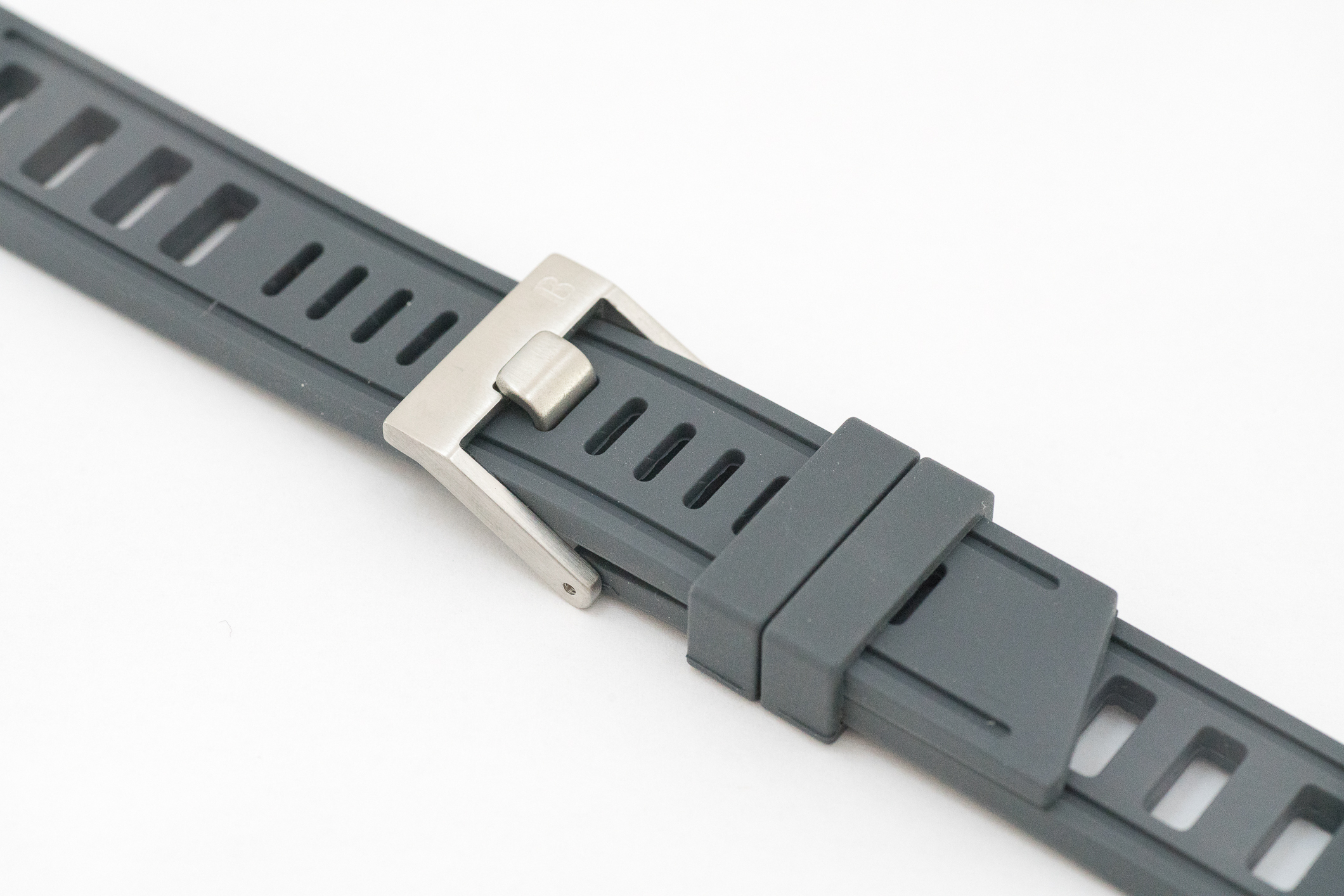 Borealis Vulcanized Rubber Strap 20mm Grey - Best Offer in Market for Diver Watches