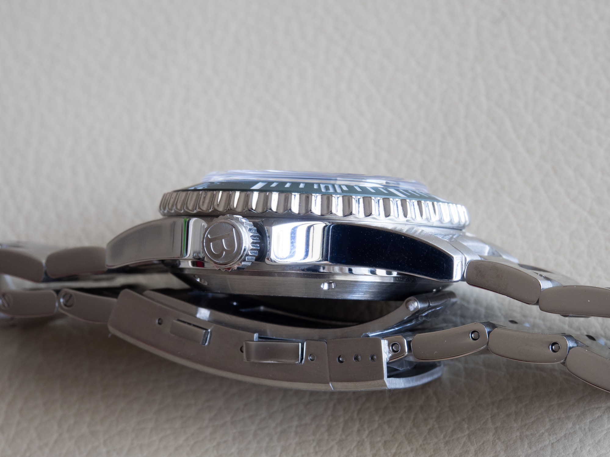 Borealis Sea Hawk 1500m Automatic Diver Watch Seiko NH36 / 4R36 Green Ceramic Bezel Black Dial