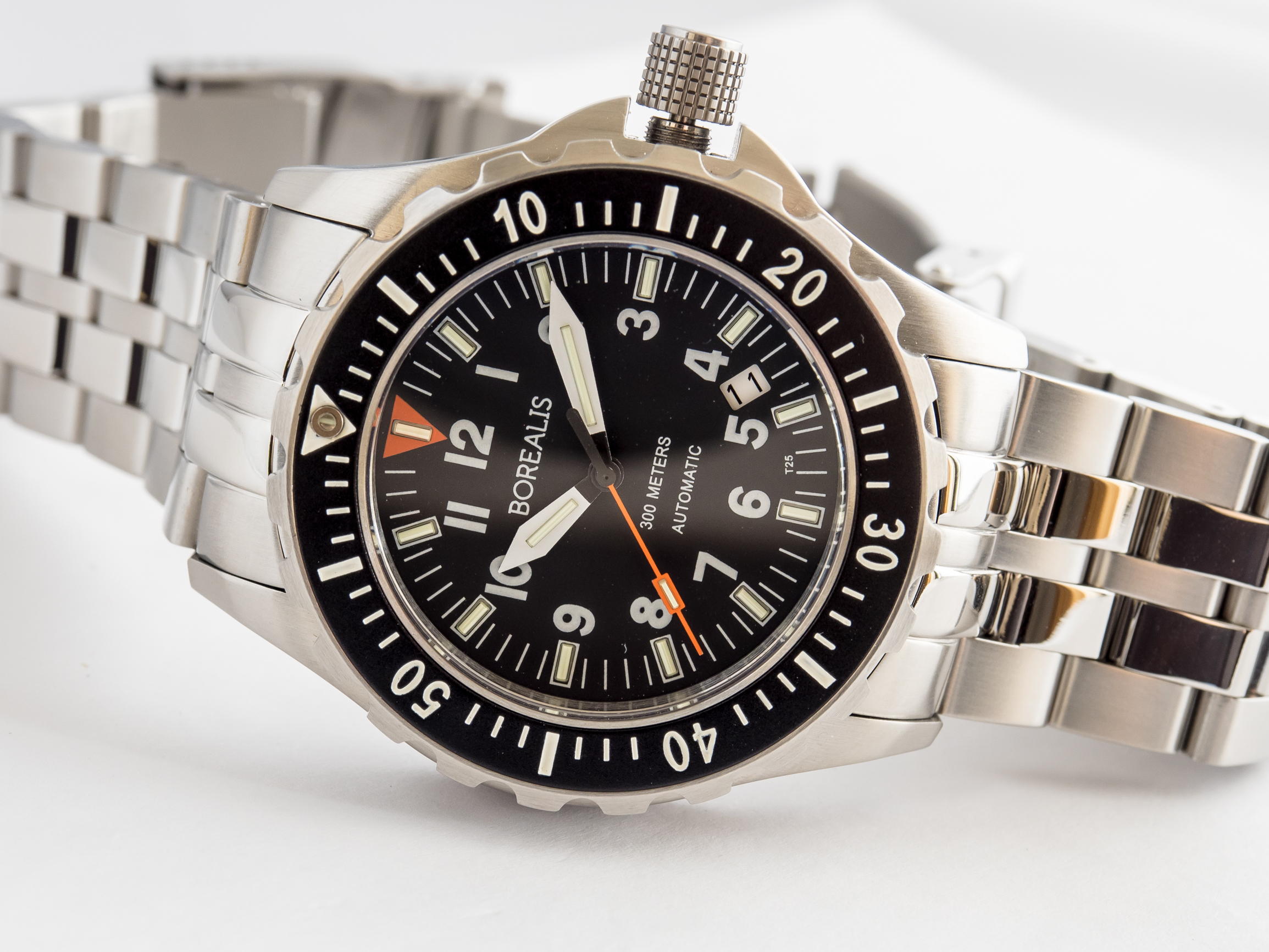 Borealis Scout Sniper 300m Automatic NH35 Movement Diver Watch with T25 Tritium MB-MicroTech Tubes NH35 4R35 Automatic Movement