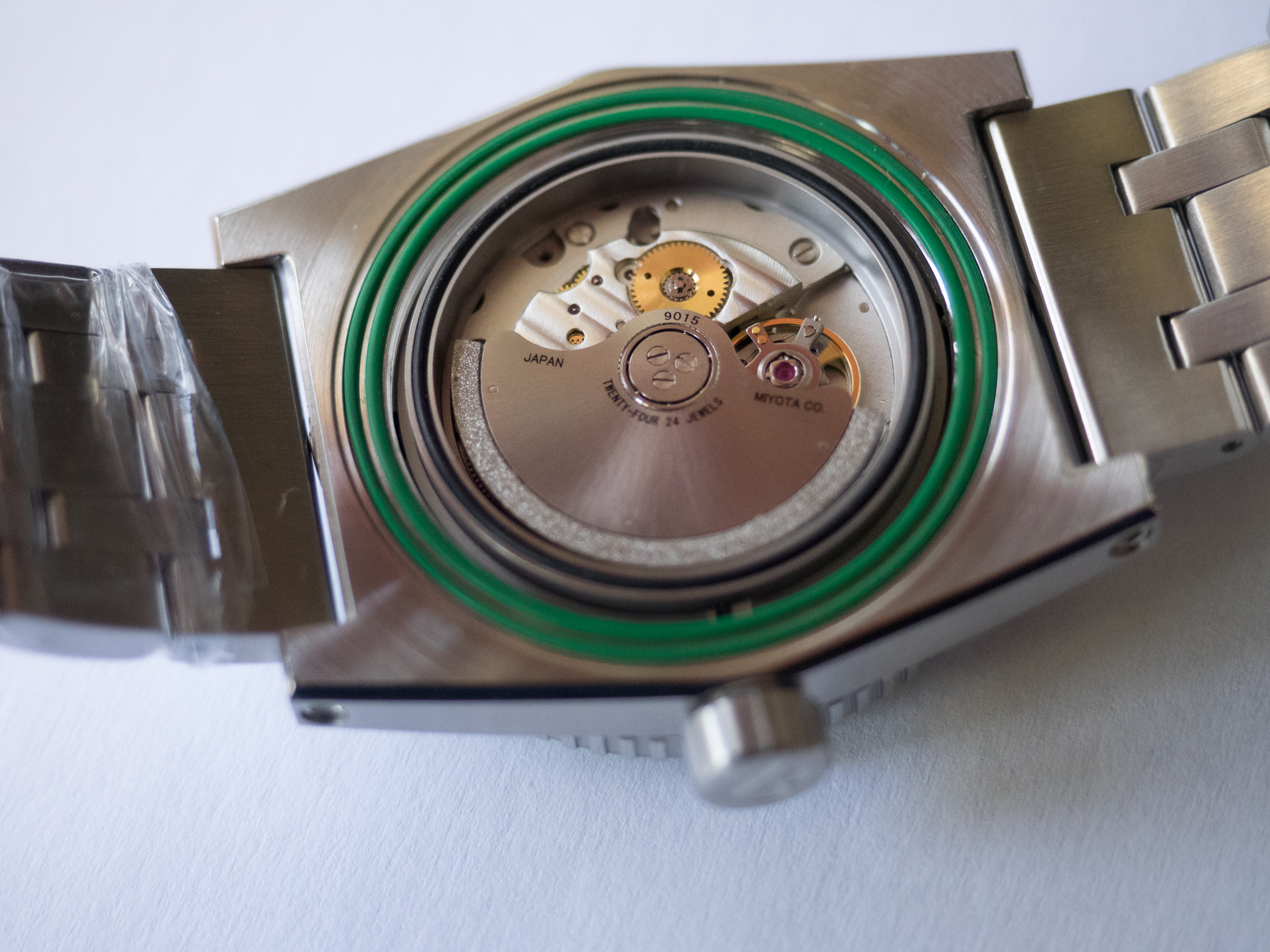 Borealis Scorpionfish Black Dial Plongeur Hands