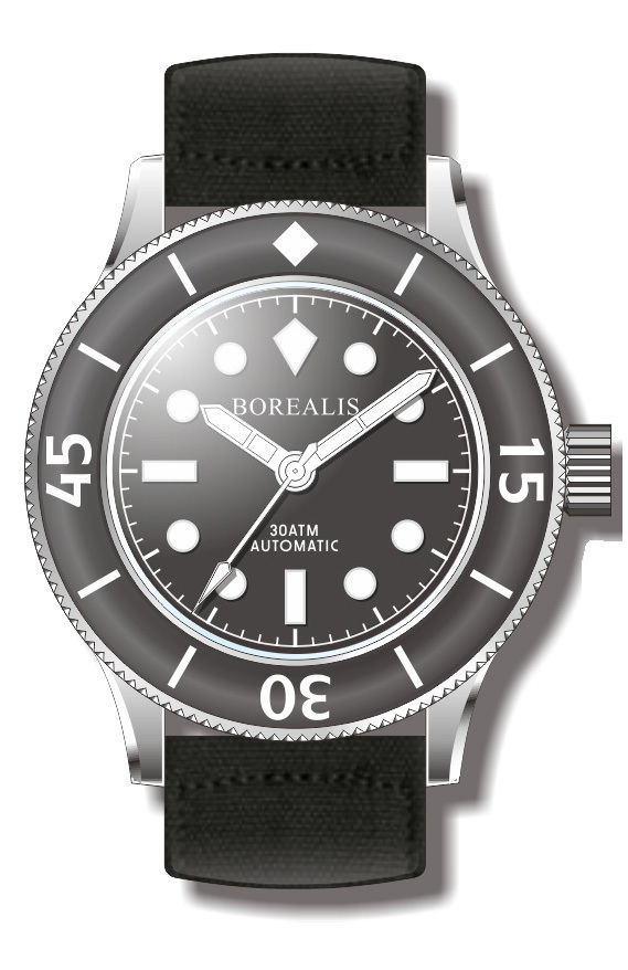 Pre-Order Borealis Sea Storm Version A No Date BGW9 Lume BSSVANDBGW9