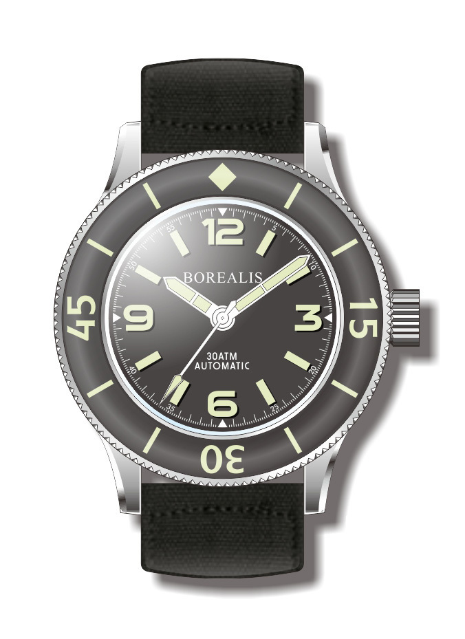 Borealis Sea Storm Version B No Date C3X1 Lume