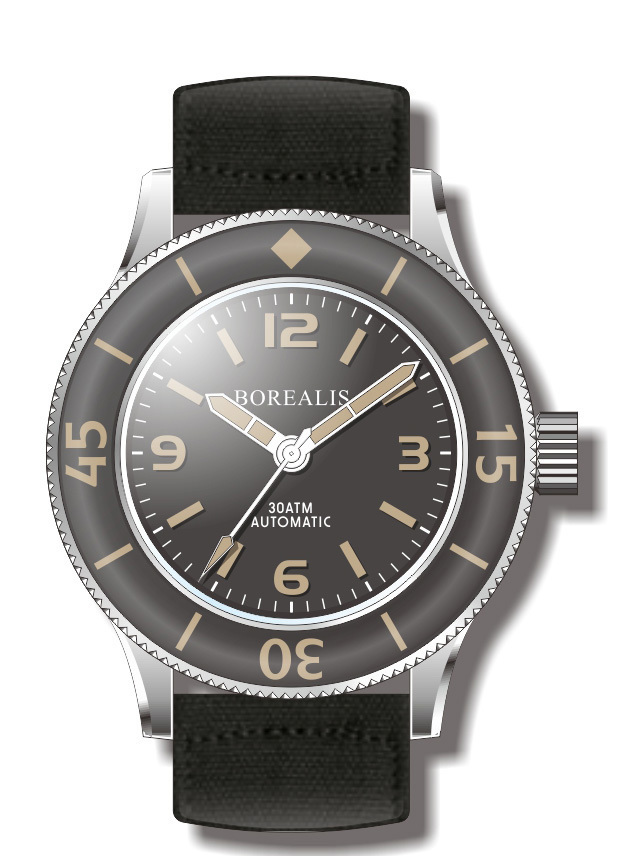 Borealis Sea Storm Version C No Date Old Radium Lume Borealis Sea Storm Version C No Date Old Radium Lume