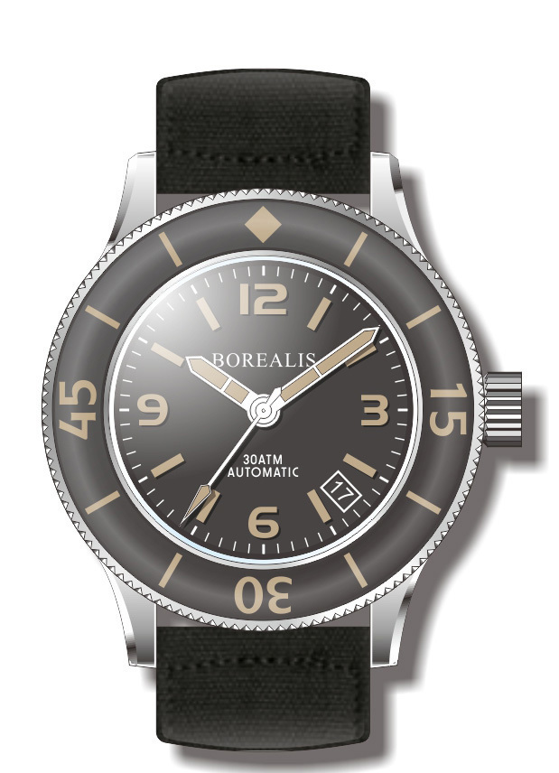 Pre-Order Borealis Sea Storm Version C1 Date Old Radium Lume BSSVC1DATEOLDRADIUM