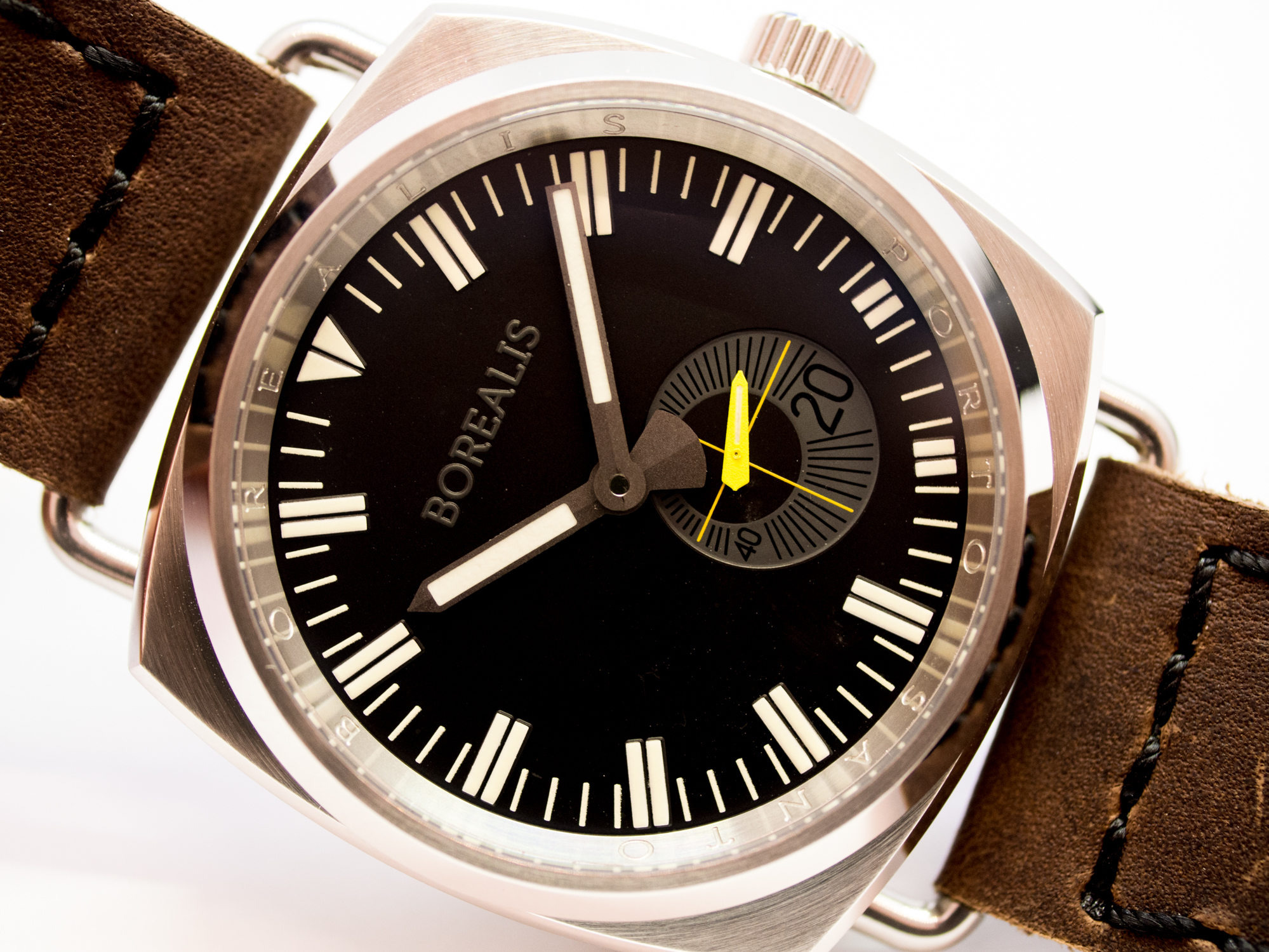 Borealis Porto Santo Automatic Diver Watch Black Dial C3 Lume Miyota 8218 BPSANTOBLACKC3