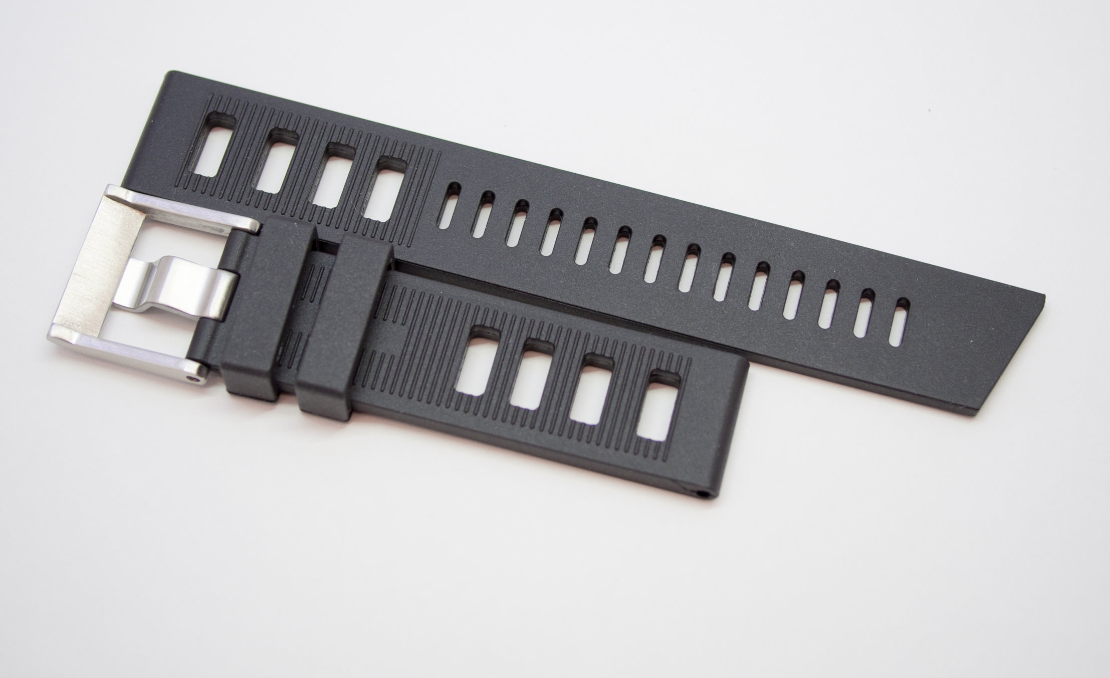 Borealis Rubber Strap 20mm Black