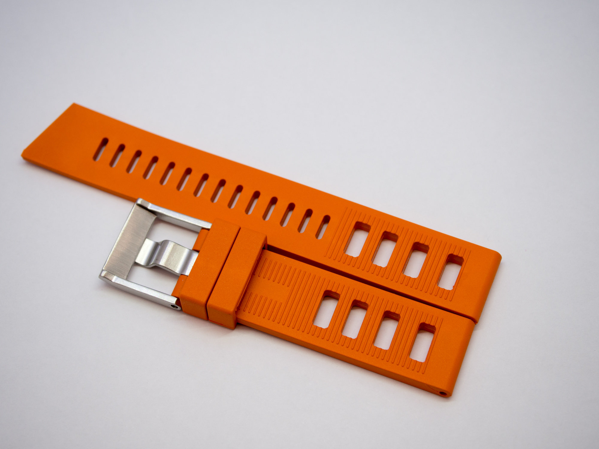 Borealis Rubber Strap 20mm Orange