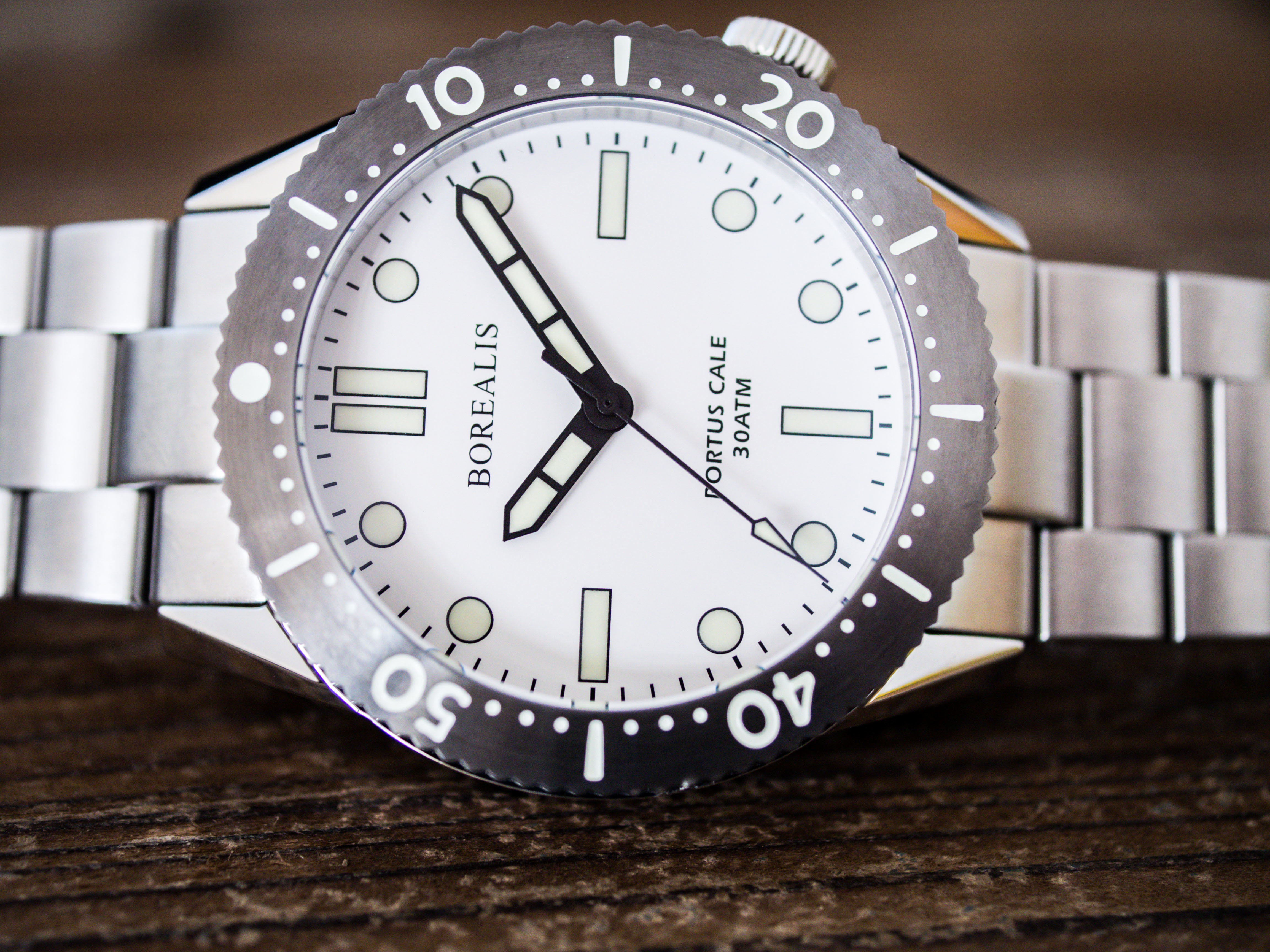 Borealis Portus Cale White Version A1 Dial SLWL No Date