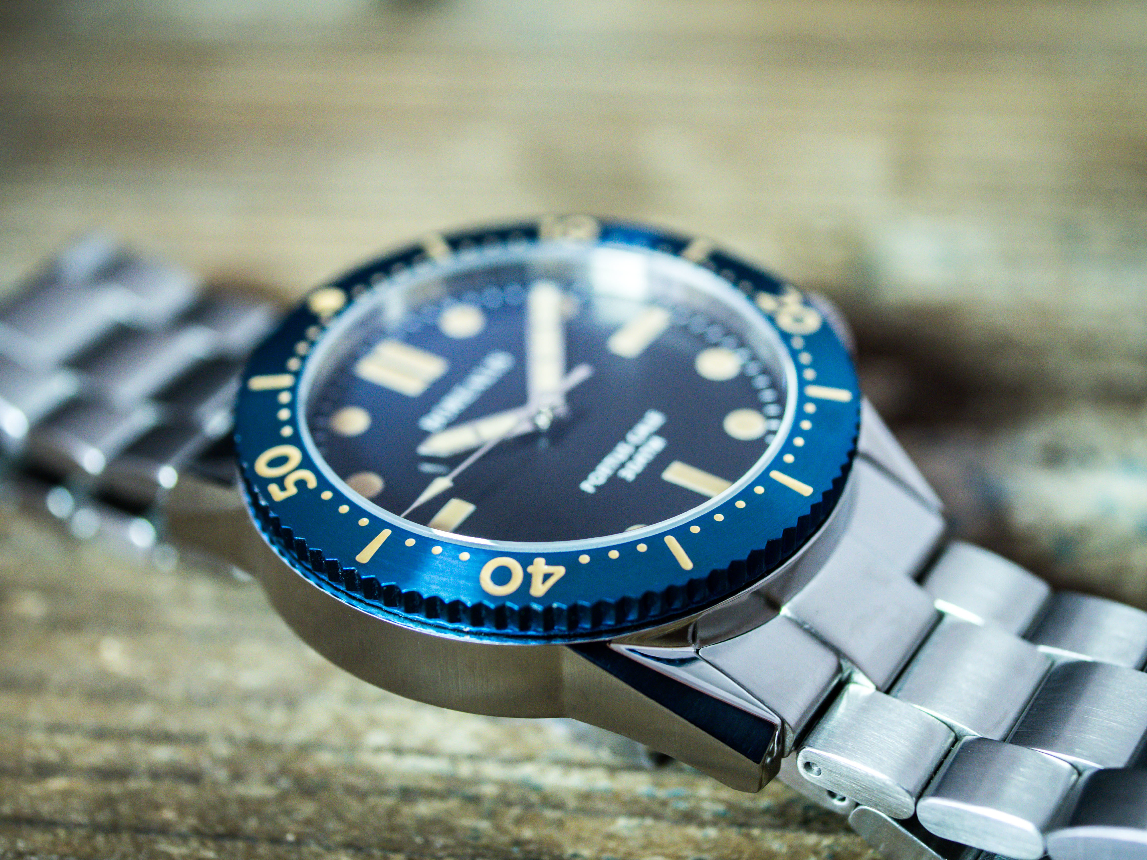 Borealis Portus Cale Blue Fade to Black Version C1 Dial Old Radium No Date