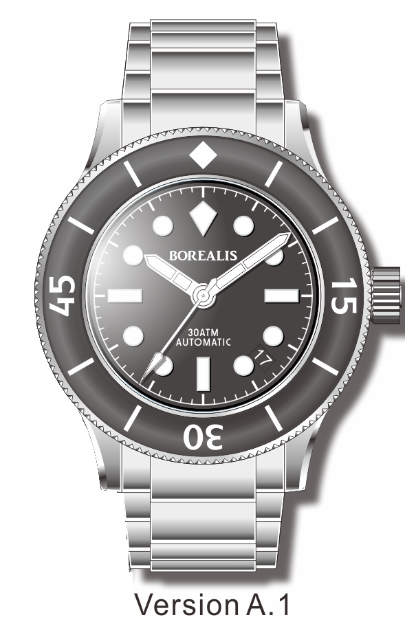 Pre-Order Borealis Sea Storm V2 Version A.B1 No Date BGW9 Lume