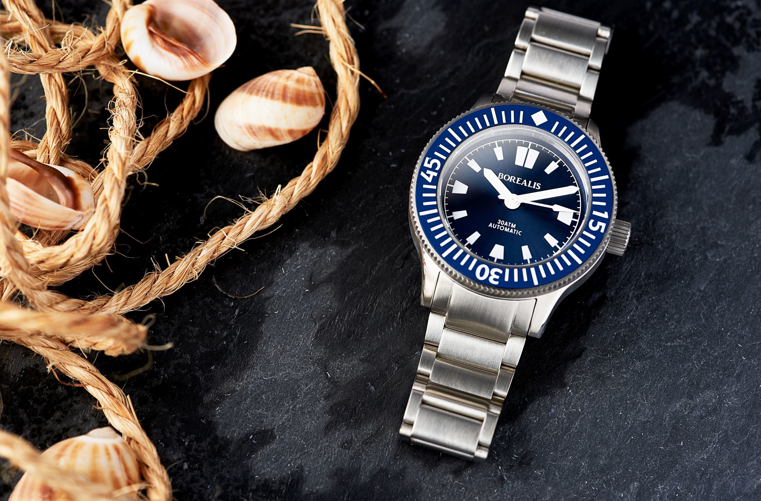 Pre-Order Borealis Sea Storm V2 Blue Dial Version B.C4 No Date BGW9 Lume