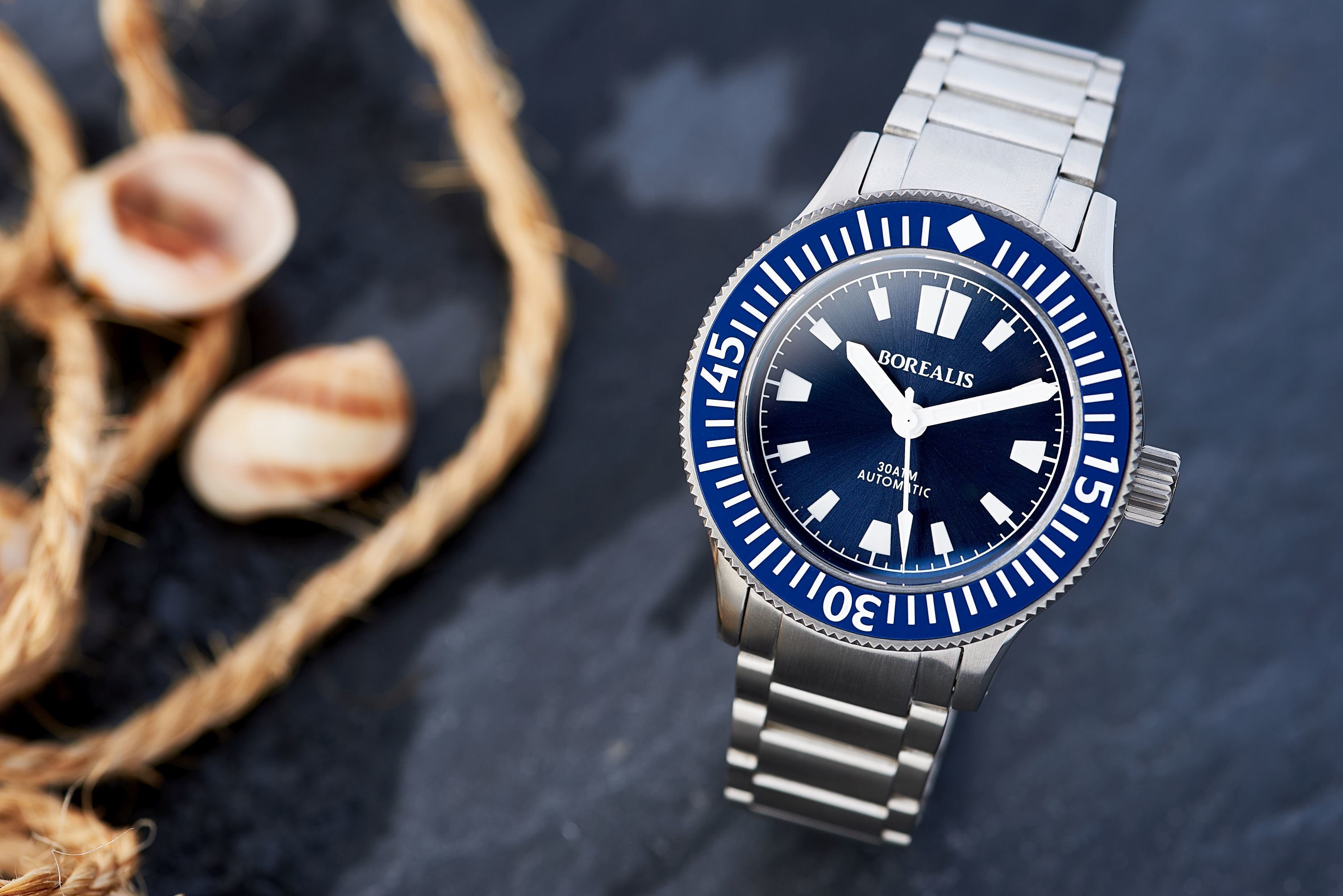 Pre-Order Borealis Sea Storm V2 Blue Dial Version B.C4 No Date BGW9 Lume