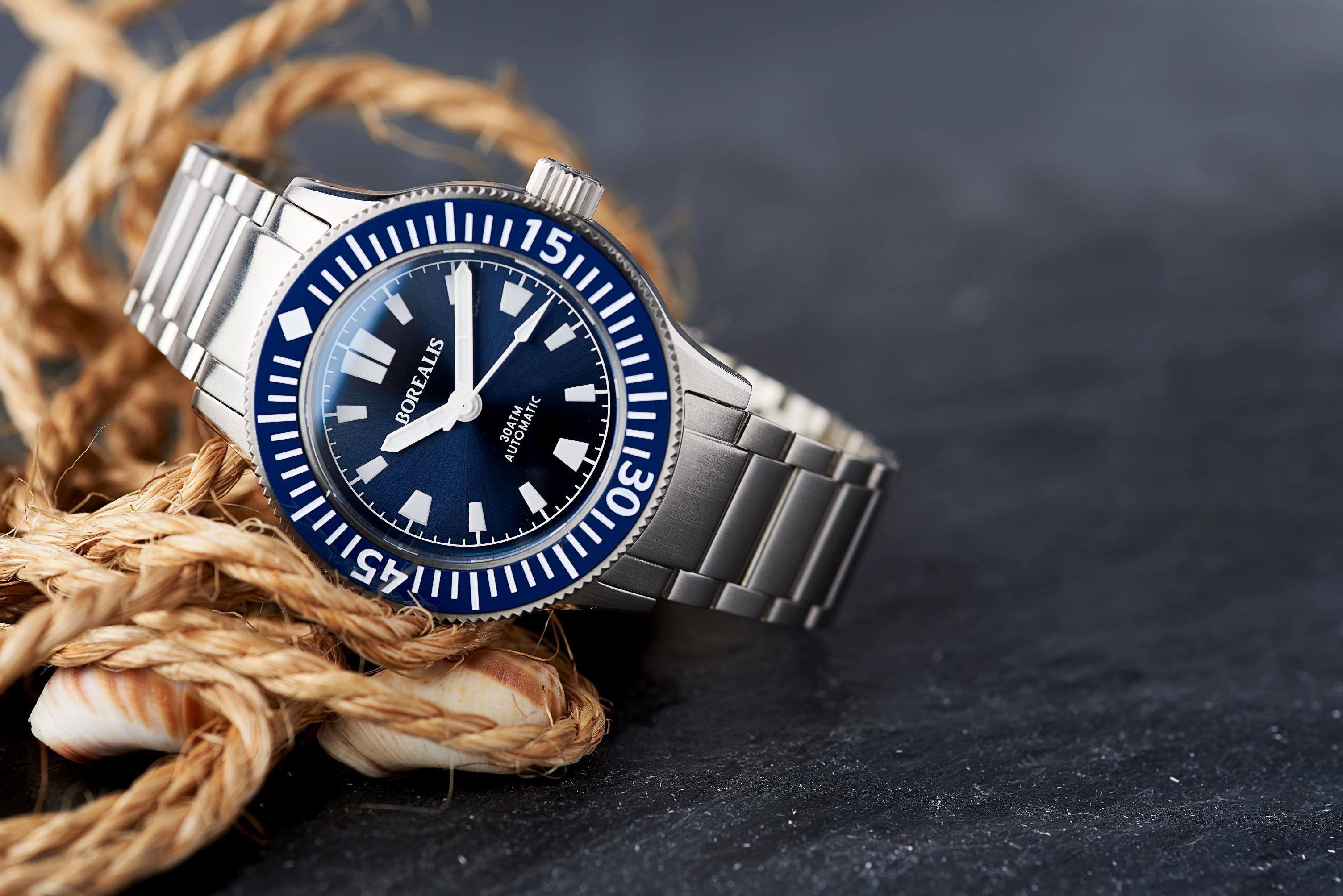 Pre-Order Borealis Sea Storm V2 Blue Dial Version B.C4 No Date BGW9 Lume