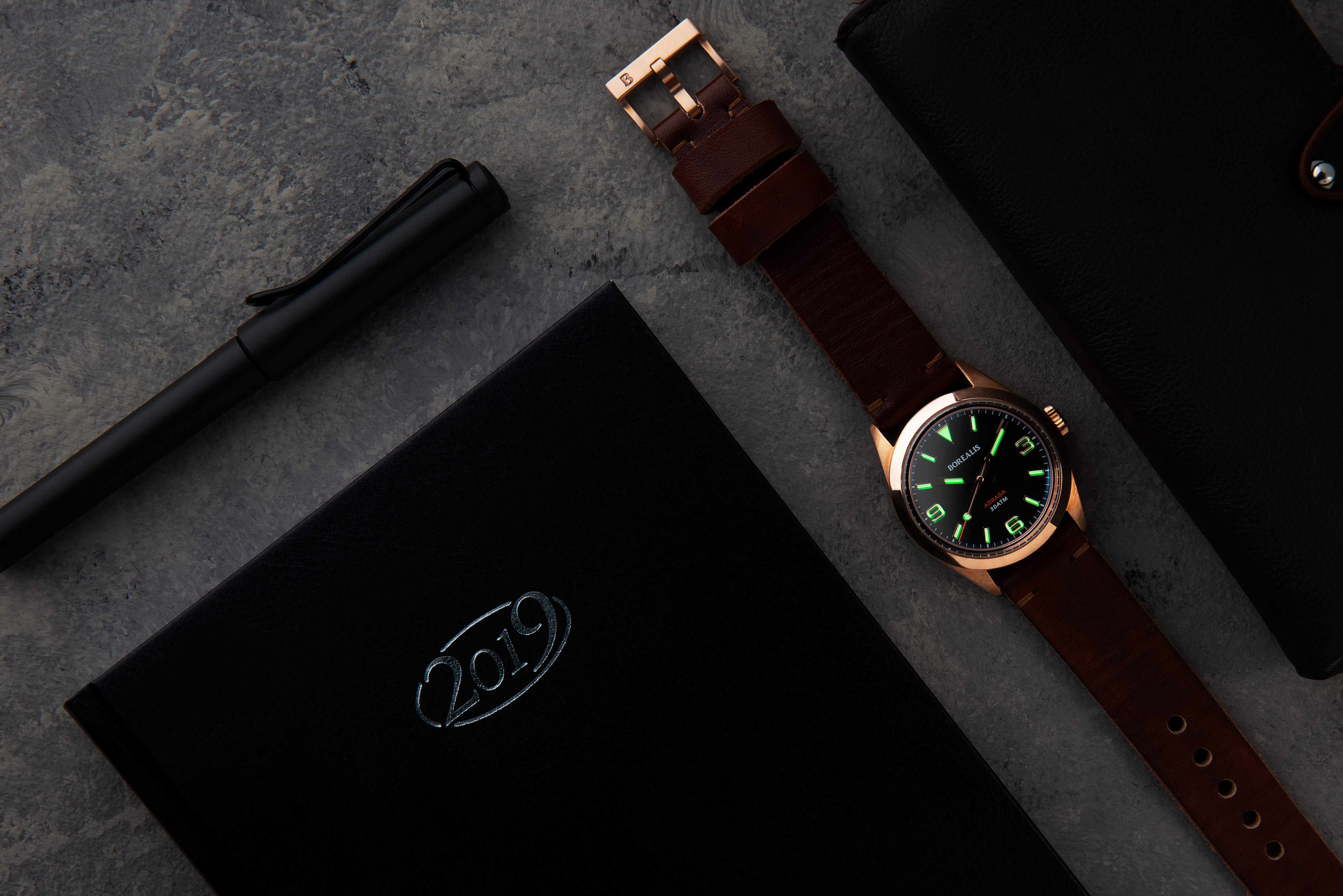 Borealis Adraga Bronze CuSn8 NH38 movement Type B C3X1 Lume