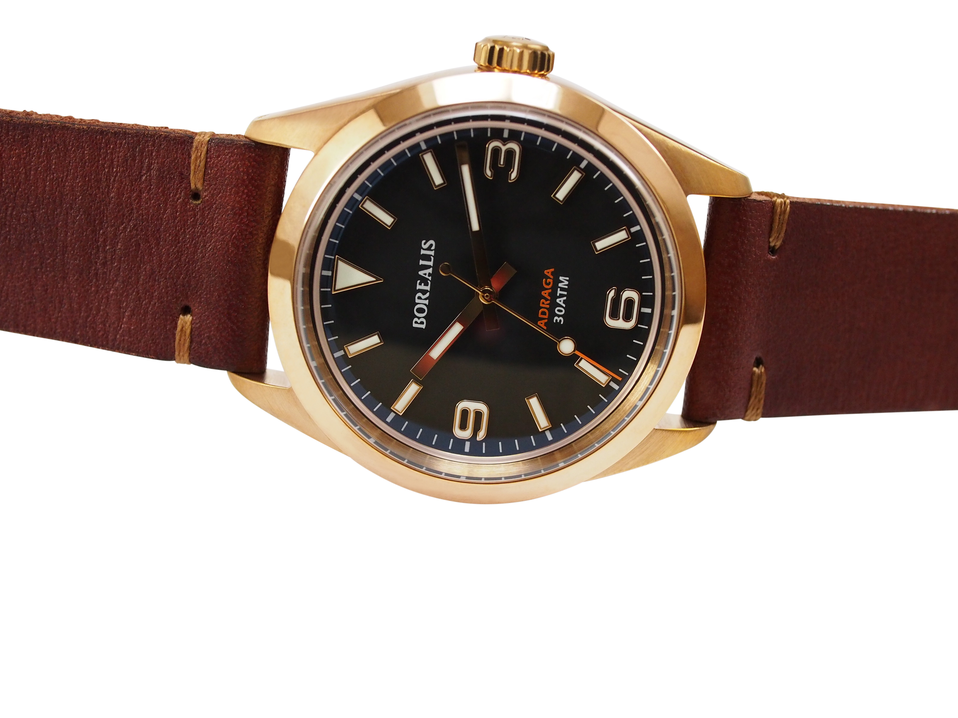 Borealis Adraga Bronze CuSn8 NH38 movement Type A White Lume
