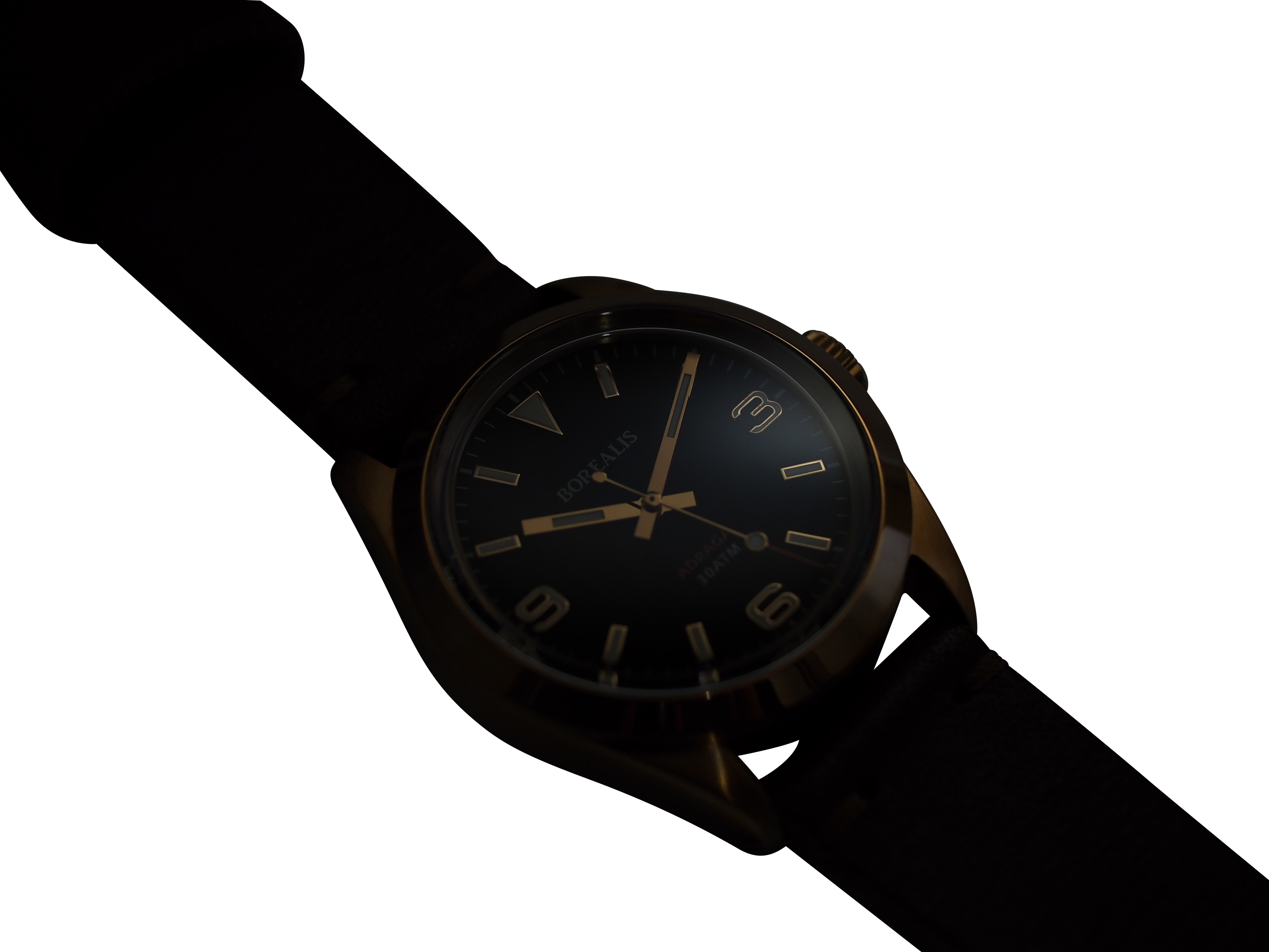 Borealis Adraga Bronze CuSn8 NH38 movement Type A White Lume