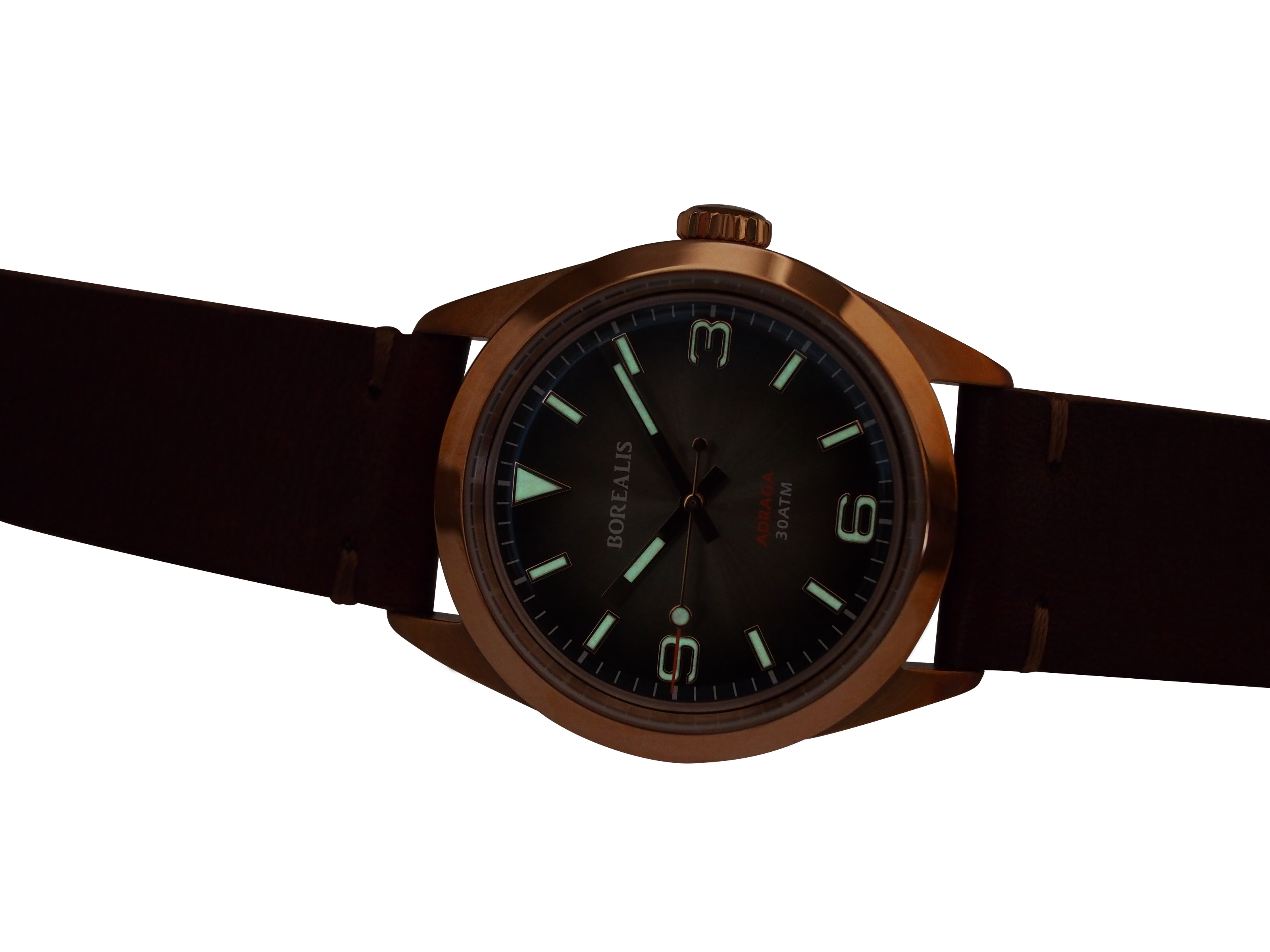 Borealis Adraga Bronze CuSn8 NH38 movement Type C White Lume