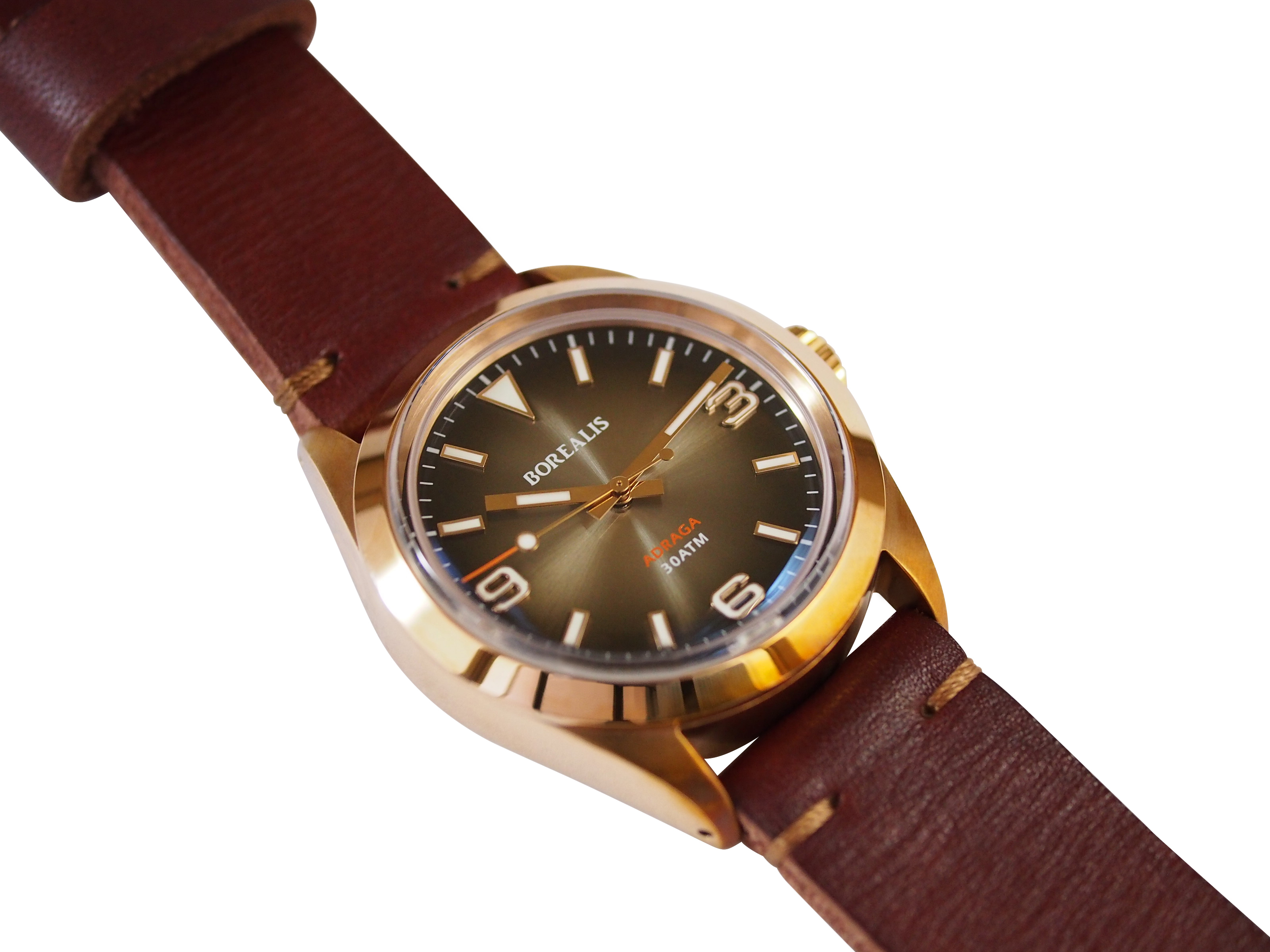 Borealis Adraga Bronze CuSn8 NH38 movement Type C White Lume
