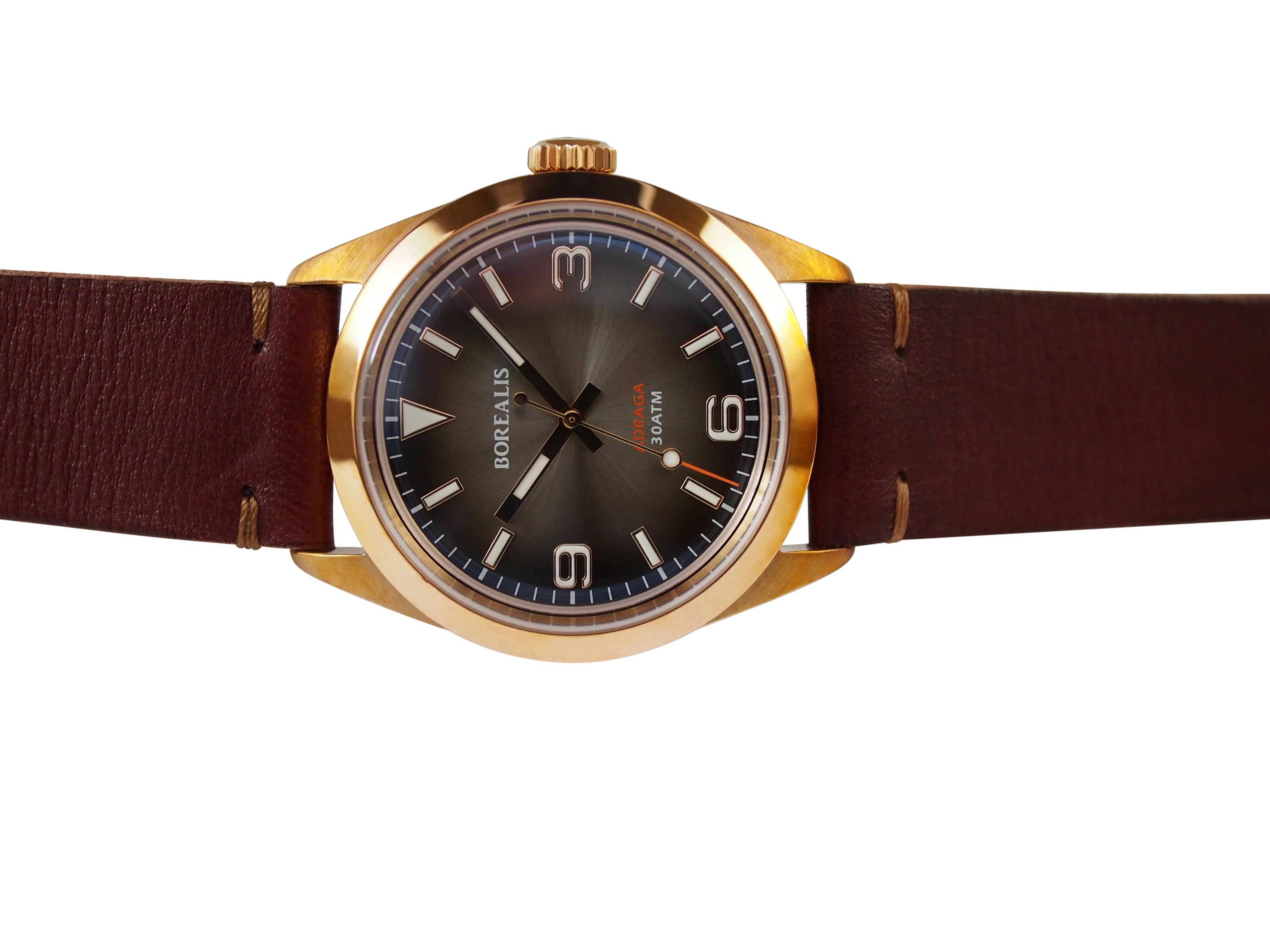 Borealis Adraga Bronze CuSn8 NH38 movement Type C White Lume