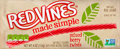 Red Vines Made Simple Licorice - Mixed Berry Red Vines Made Simple Licorice - Mixed Berry