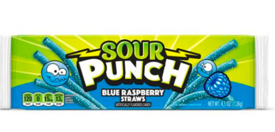 Sour Punch Straws - Blue Raspberry Sour Punch Straws - Blue Raspberry