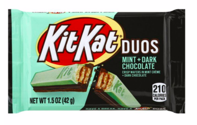 Kit Kat - Mint & Dark Chocolate Duo, king size Kit Kat - Mint & Dark Chocolate Duo, king size