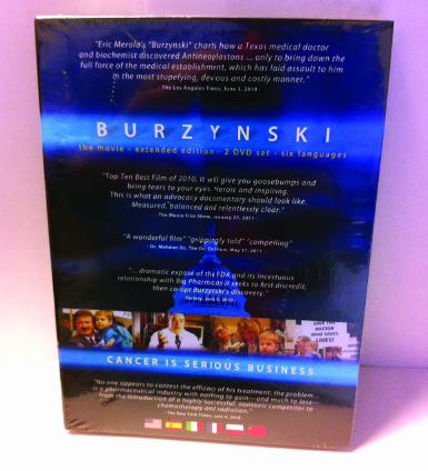 BURZYNSKI, CANCER IS SERIOUS BUSINESS DVD BURZYNSKI, CANCER IS SERIOUS BUSINESS DVD