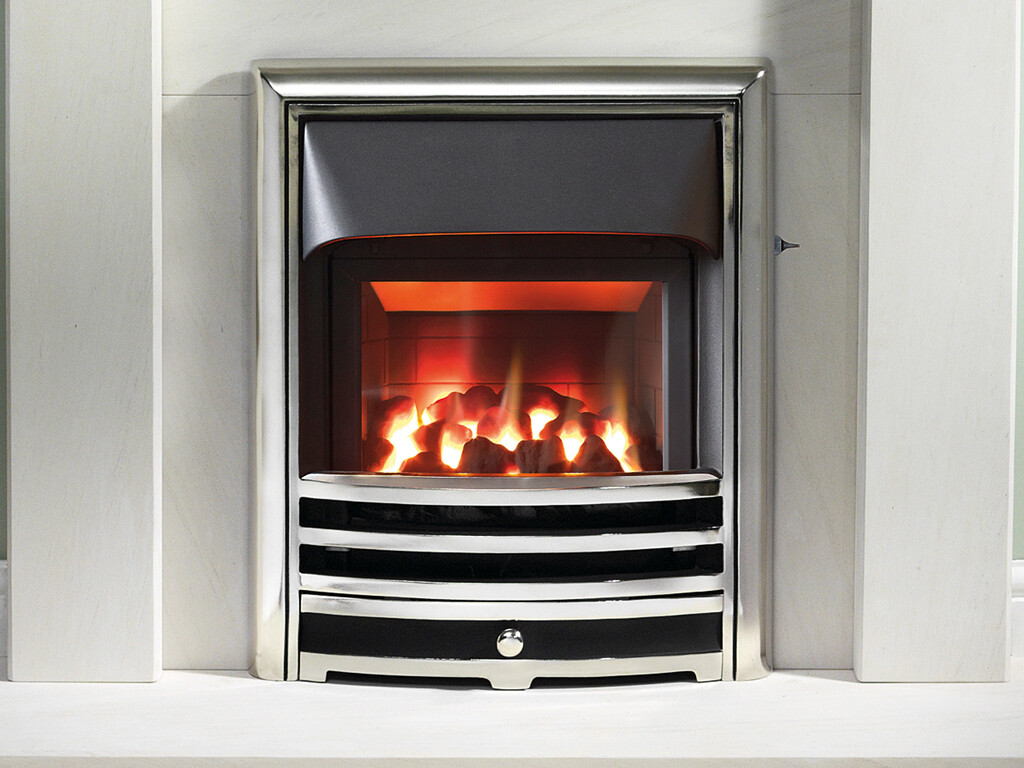 Ascella Glass Fronted Convector Inset Gas Fire Enviro Flame Shop