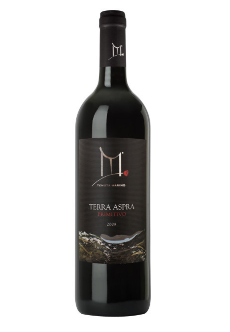 Terra Aspra 2009 Etichetta Nera - Vino rosso Primitivo - DOP Basilicata - 6 bottiglie da 750 ml vino rosso primitivo