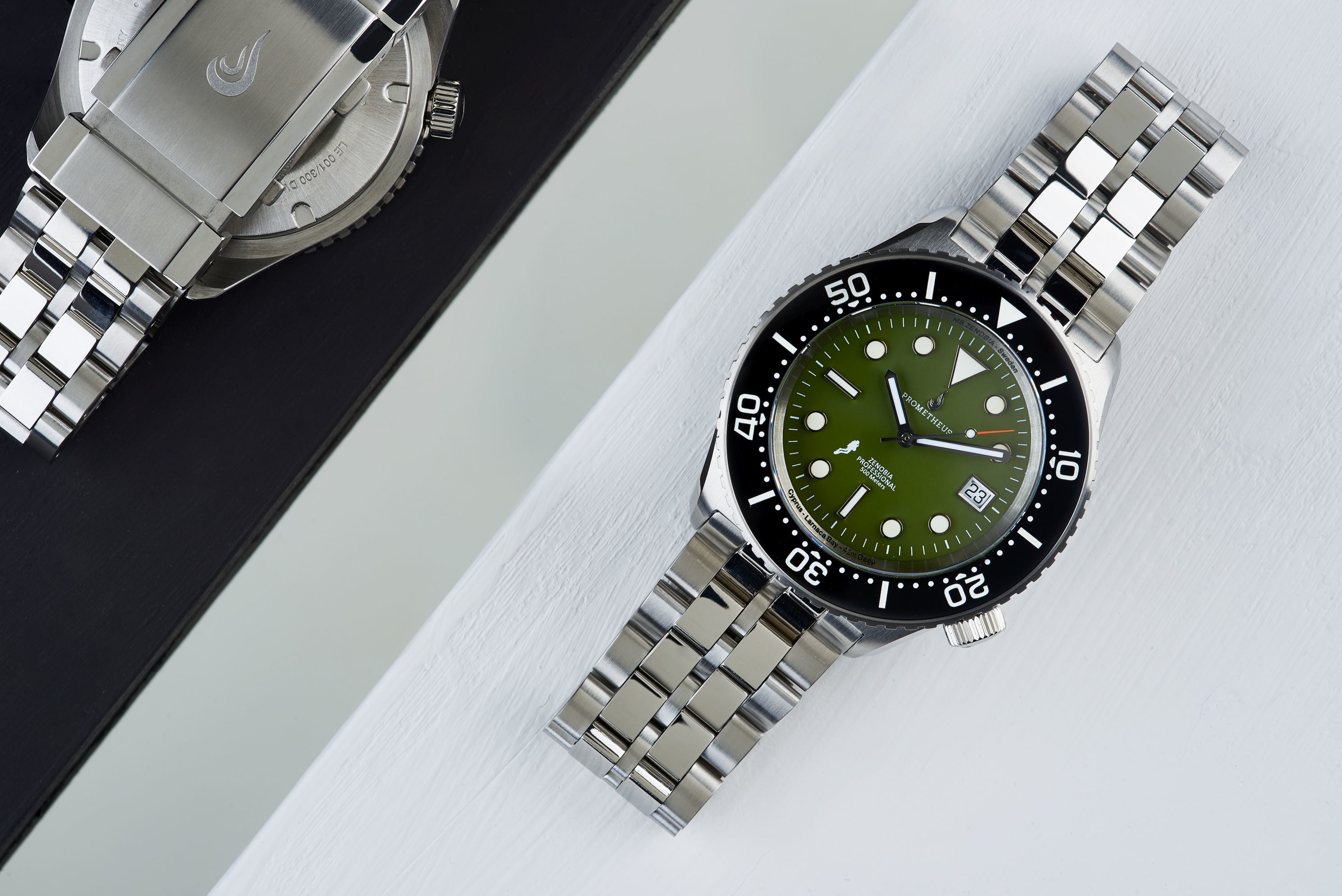 Prometheus Zenobia Green Dial Date Version B