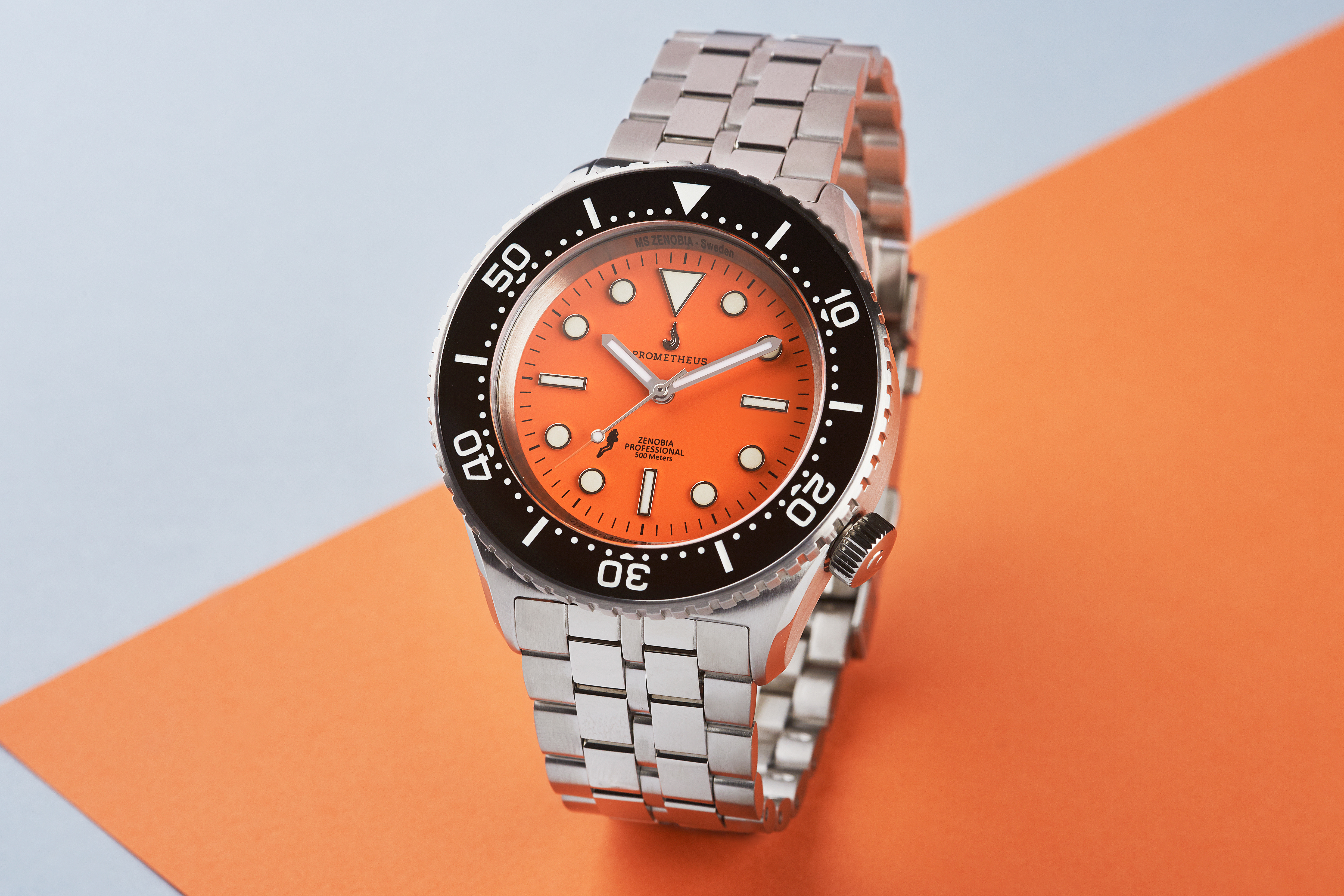 Prometheus Zenobia Orange Dial Version C1 No Date