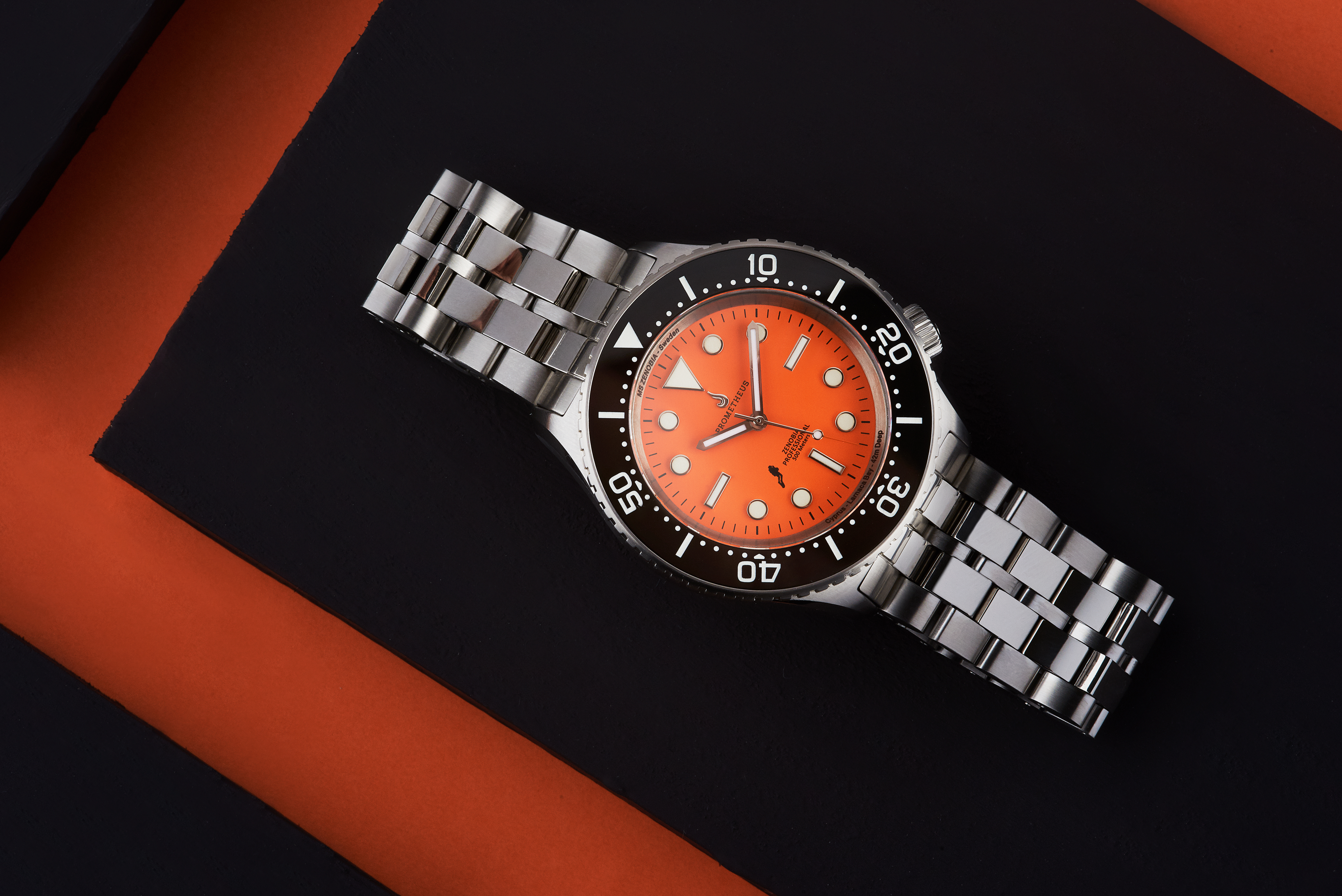 Prometheus Zenobia Orange Dial Version C1 No Date