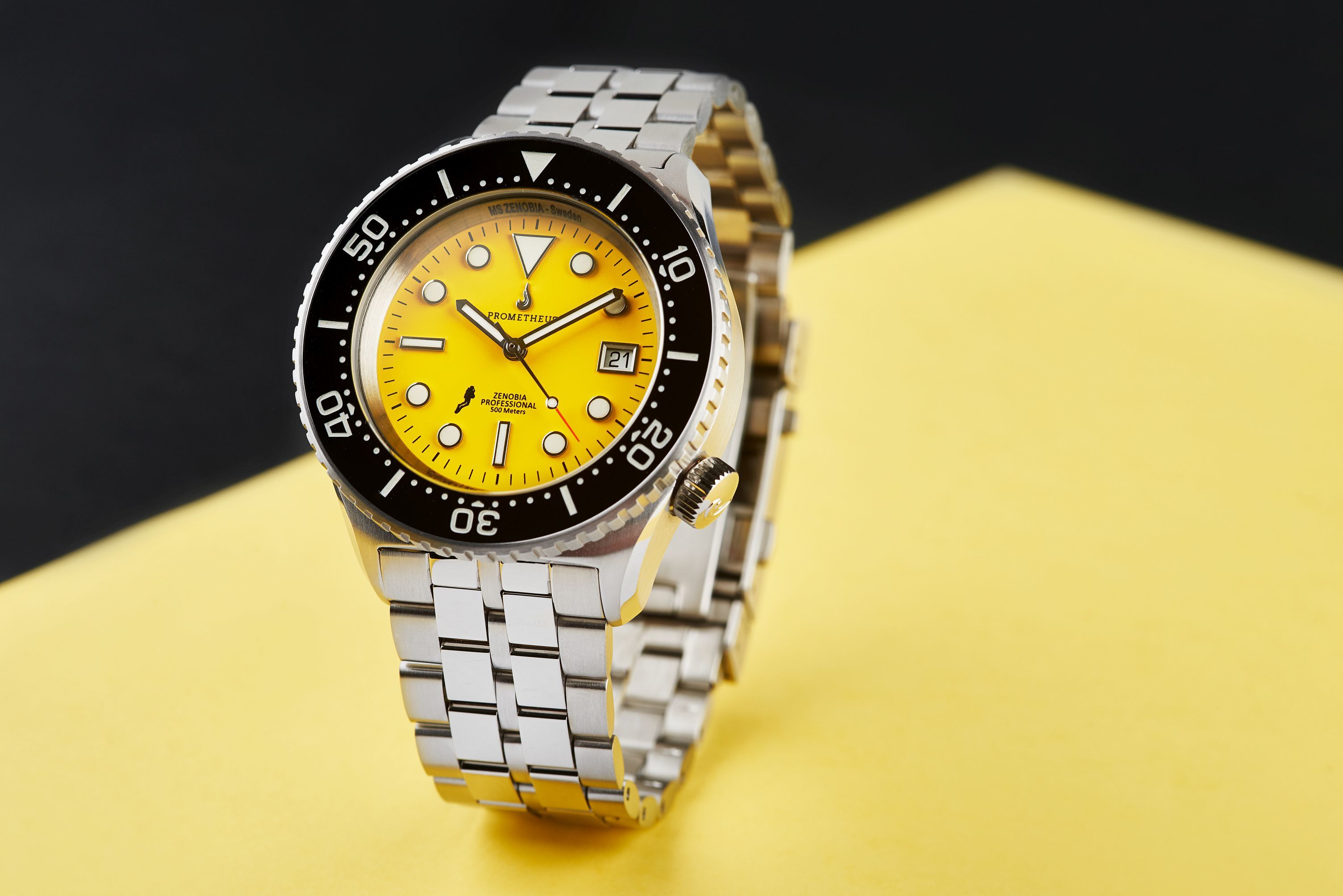 Prometheus Zenobia Yellow Dial Date Version D