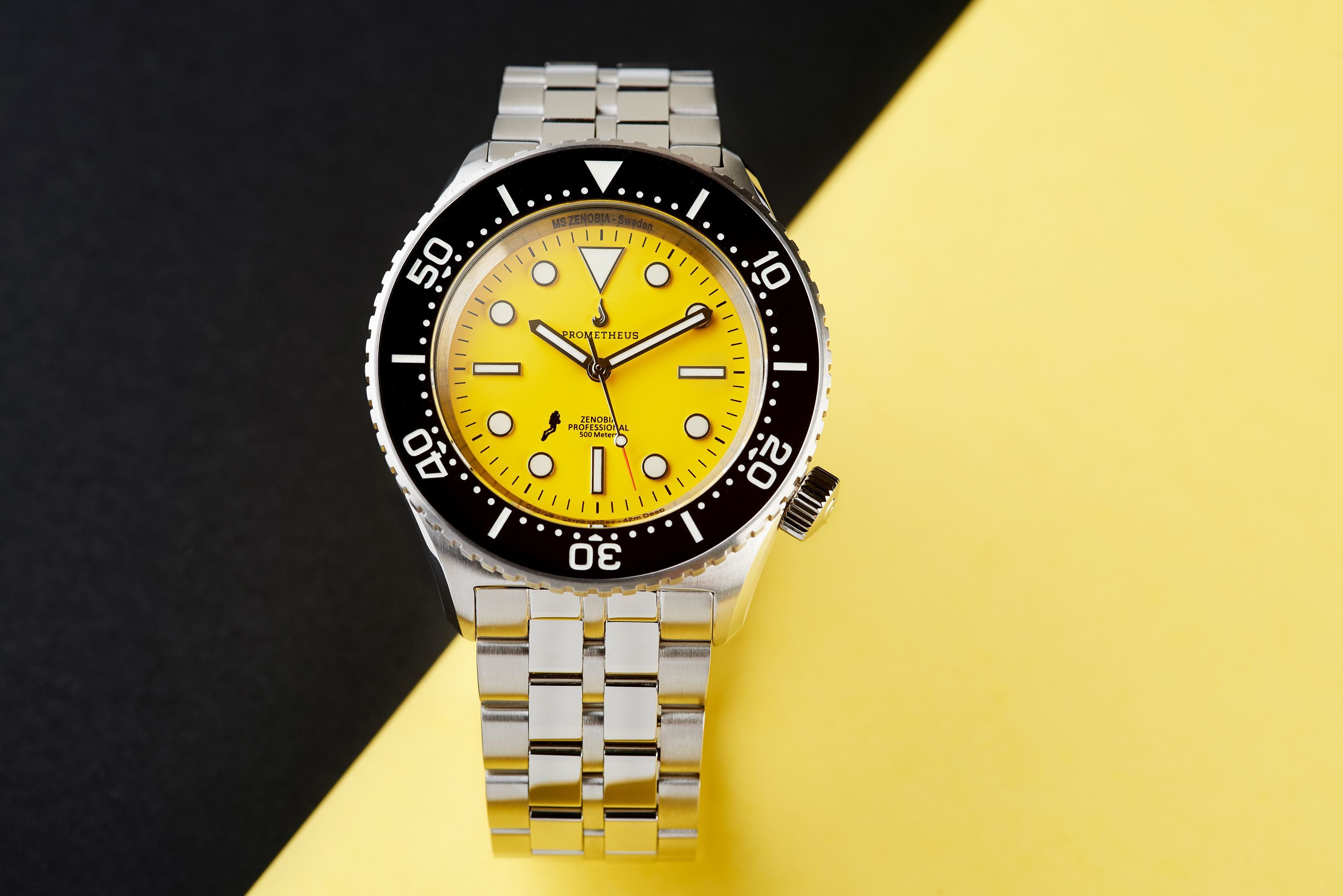 Prometheus Zenobia Yellow Dial Version D1 No Date