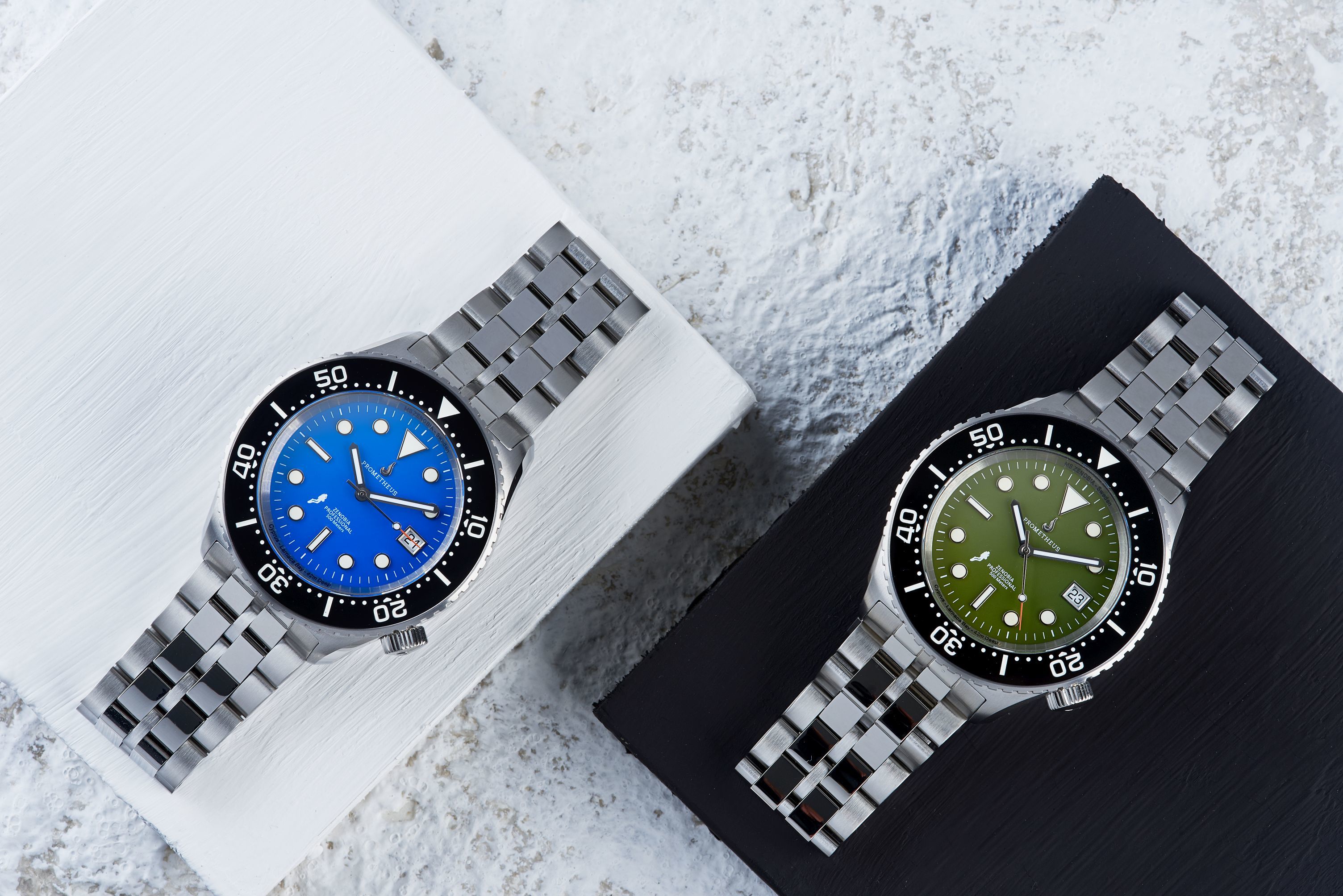 Prometheus Zenobia Blue Dial Date Version E