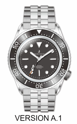 Prometheus Zenobia Black Dial Version A1 No Date Prometheus Zenobia Black Dial Version A1 No Date