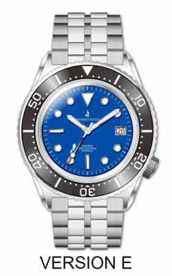 Prometheus Zenobia Blue Dial Date Version E Prometheus Zenobia Blue Dial Date Version E