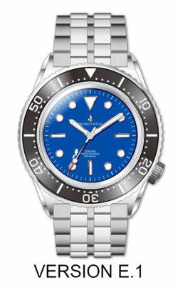 Prometheus Zenobia Blue Dial Version E1 No Date Prometheus Zenobia Blue Dial Version E1 No Date