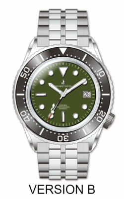 Prometheus Zenobia Green Dial Date Version B Prometheus Zenobia Green Dial Date Version B