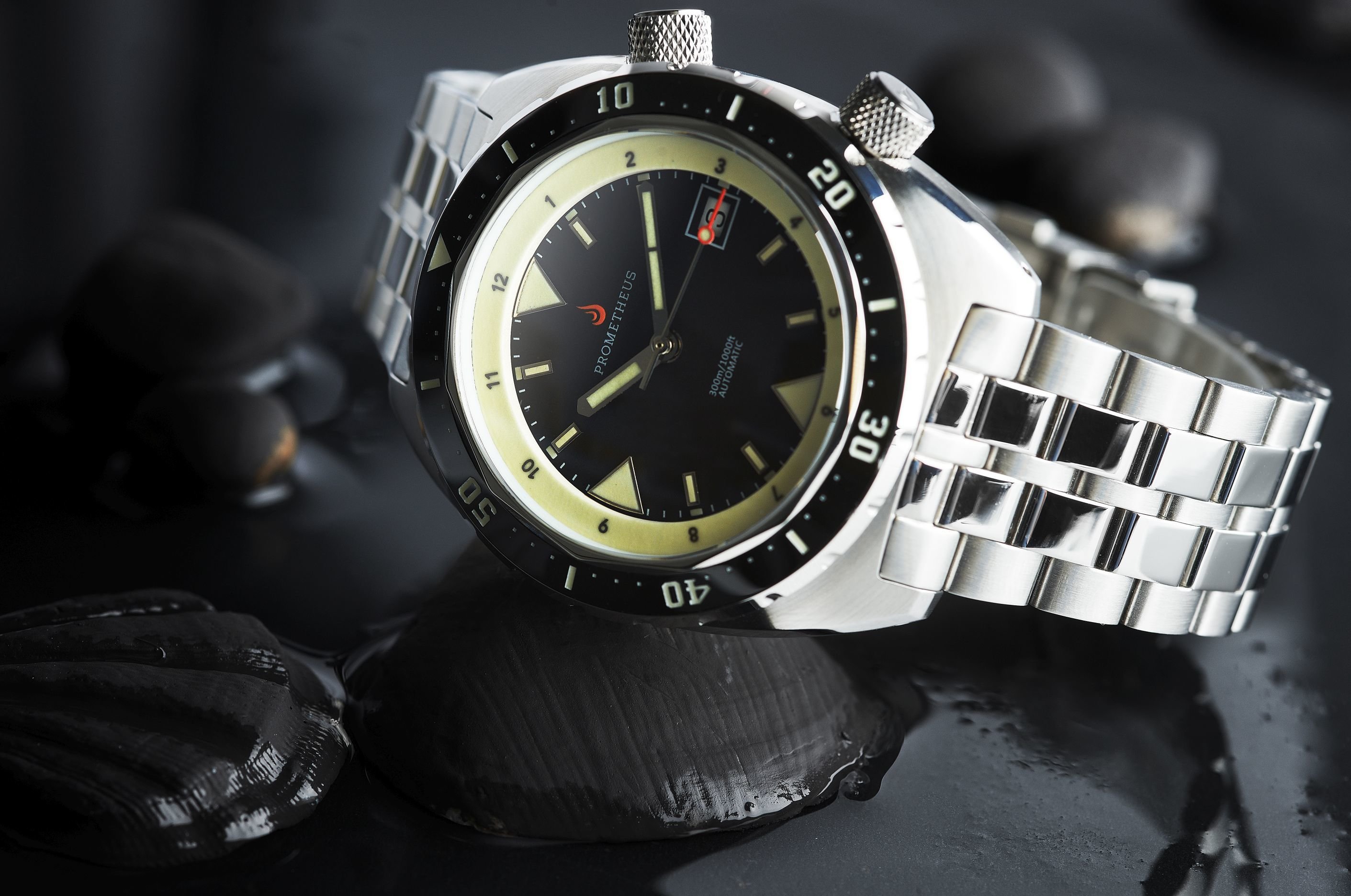 Pre-Order Prometheus Eagle Ray Version 5A Black Dial Date C3X1 Superluminova