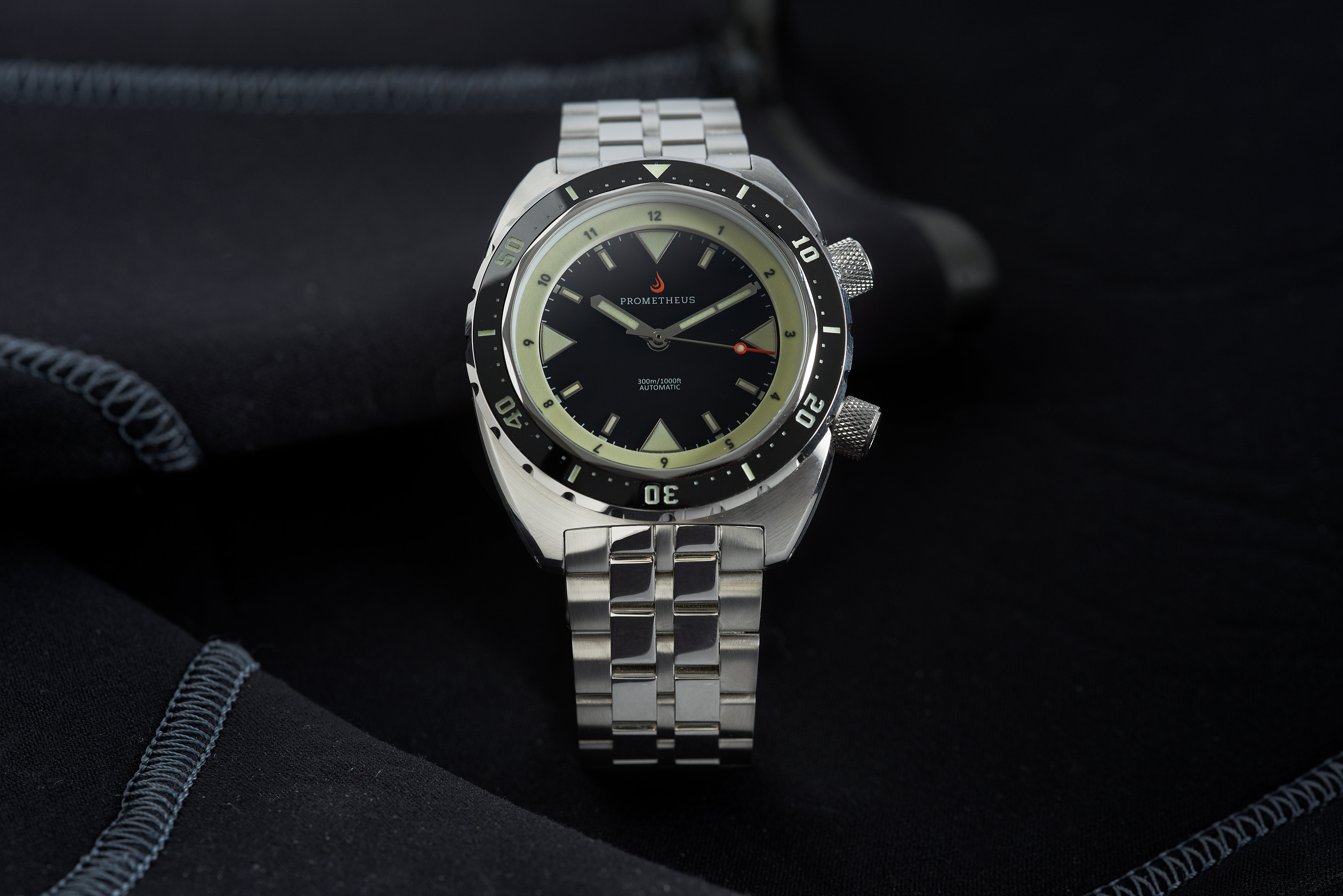 Pre-Order Prometheus Eagle Ray Version 5A1 Black Dial No Date C3X1 Superluminova