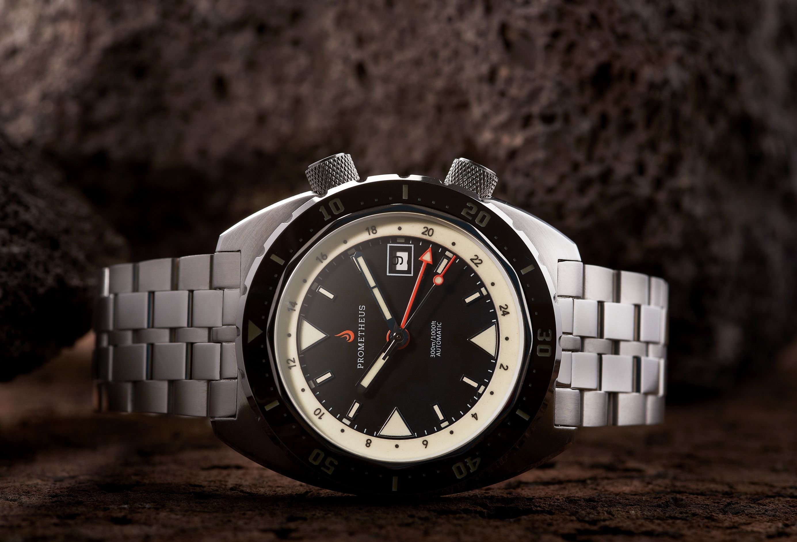 Pre-Order Prometheus Eagle Ray Version 4A ETA 2893-2 Black Dial Date C3X1 Superluminova
