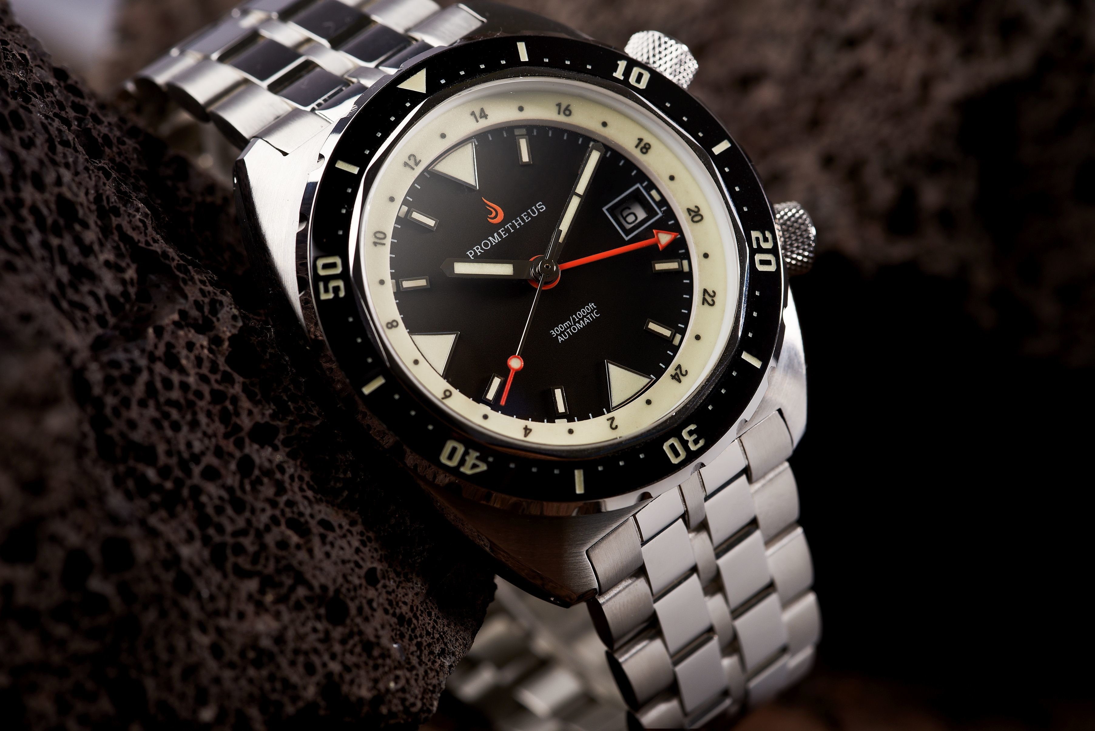 Pre-Order Prometheus Eagle Ray Version 4A ETA 2893-2 Black Dial Date C3X1 Superluminova
