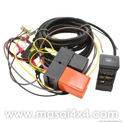Defender heated windscreen wiring kit – Masai Land Rover Defender