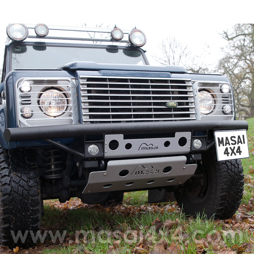 Tubular Bumper With Led Dlrs For Land Rover Defender 90 110 Masai