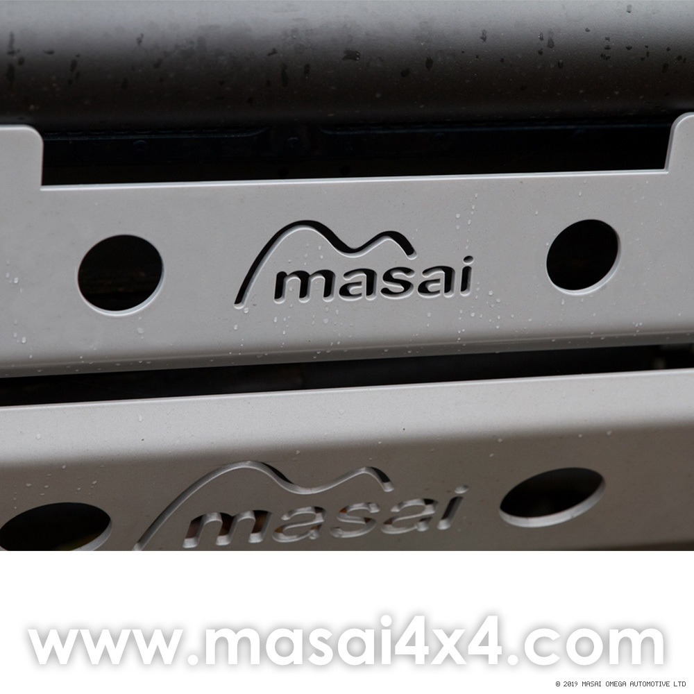 Tubular Bumper with LED DLR's for Land Rover Defender 90 / 110 (Masai Style)