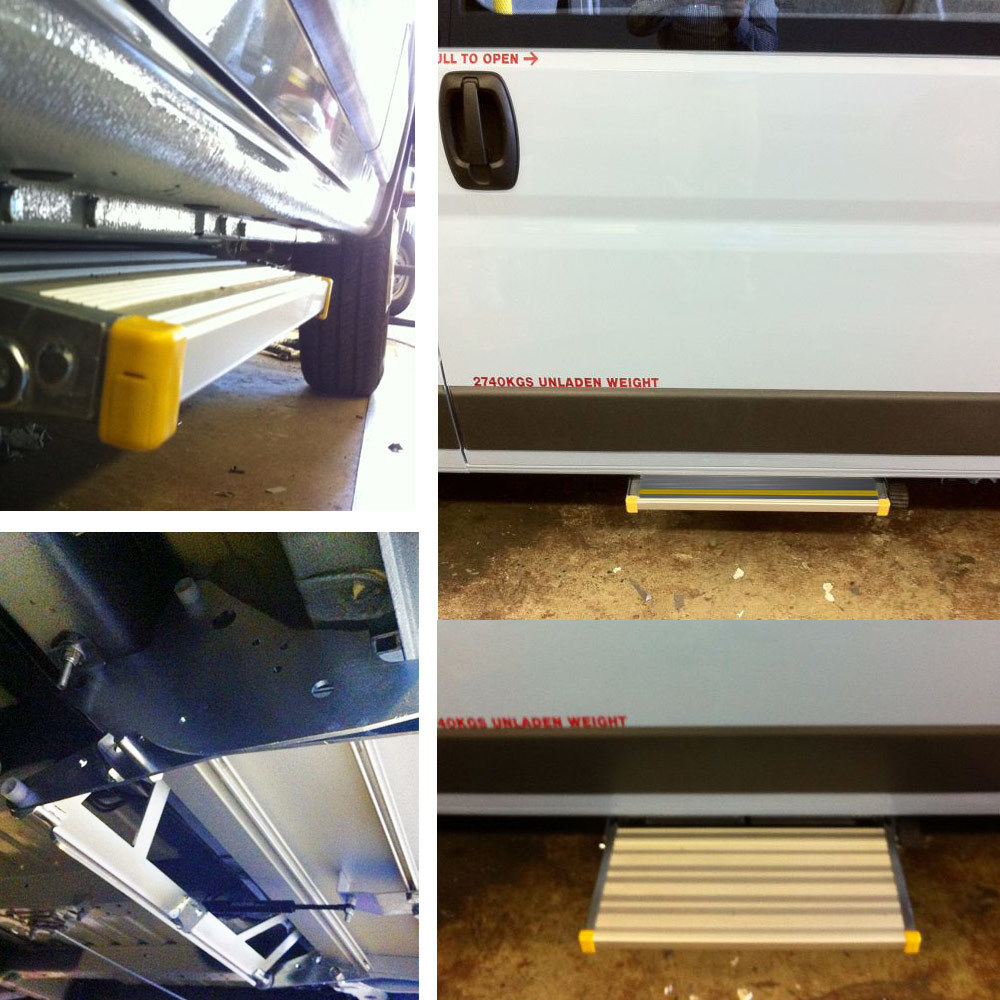 Side Sliding Step - for minibuses, vans, taxis, horseboxes, etc